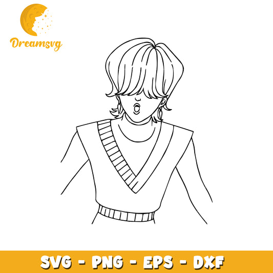 Mystery saja boys svg, mystery saja svg, saja boys kpop cartoon svg