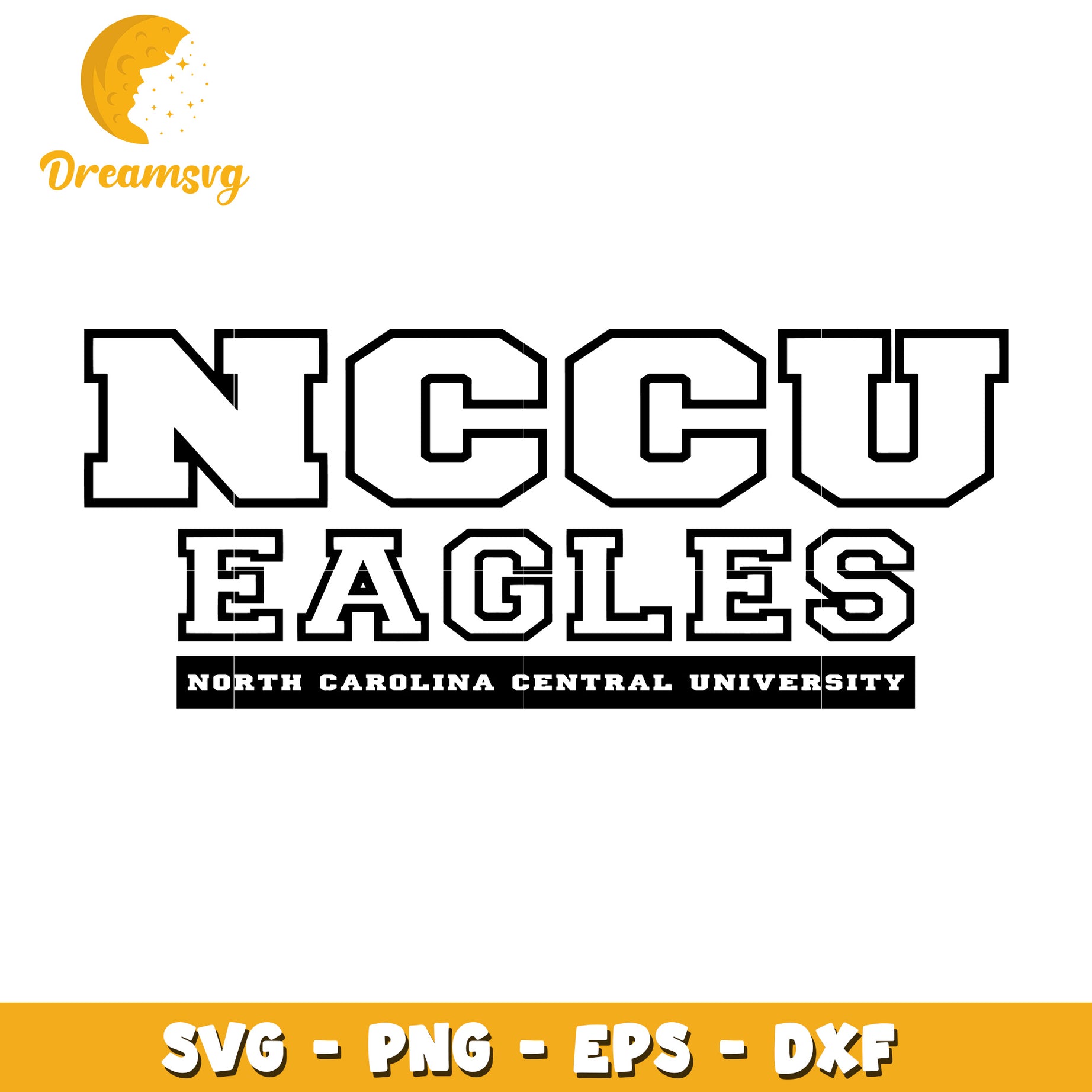 NCCU Eagles SVG Cut File