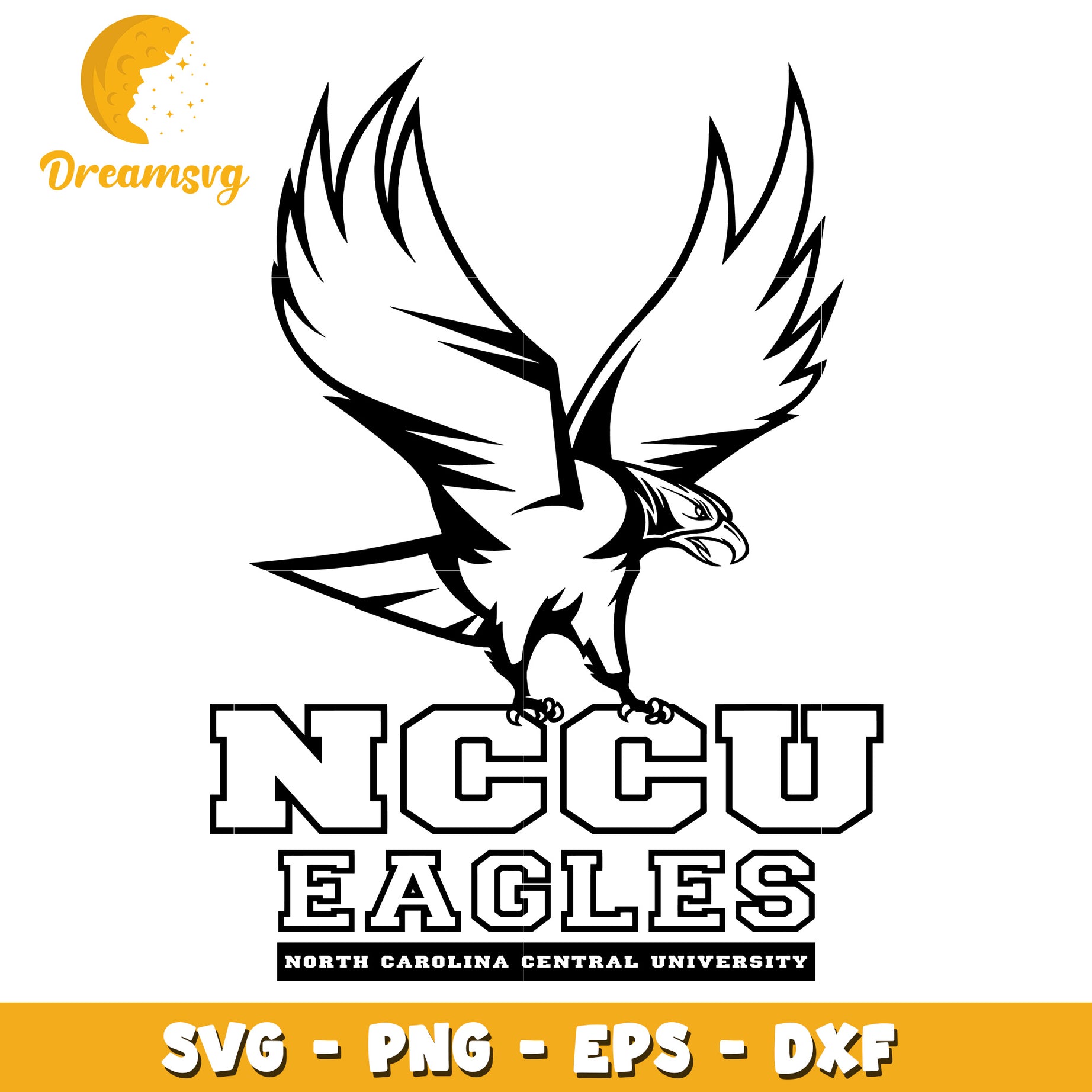 NCCU Eagles SVG PNG EPS DXF