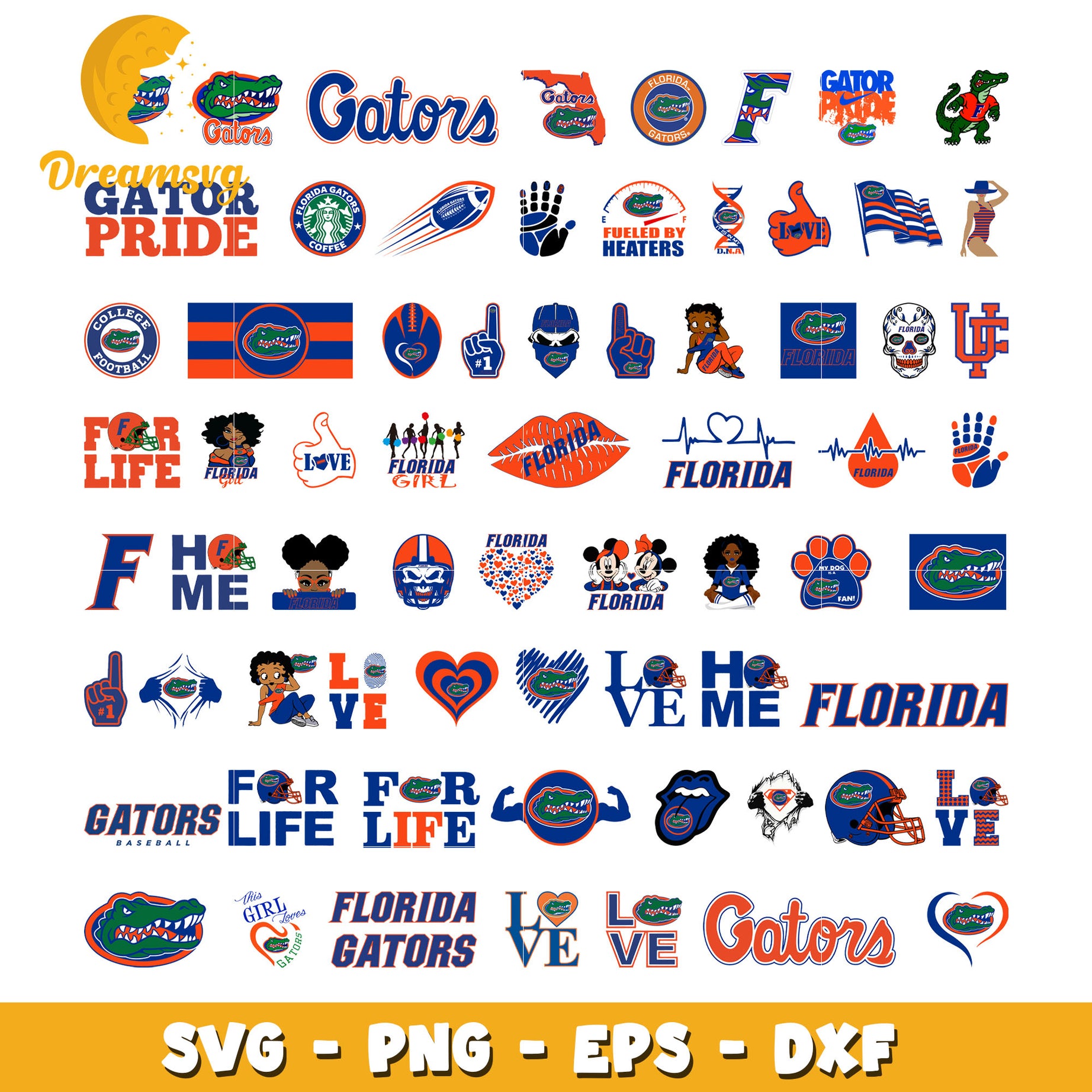 Florida gators logo bundle svg, florida gators football​ svg