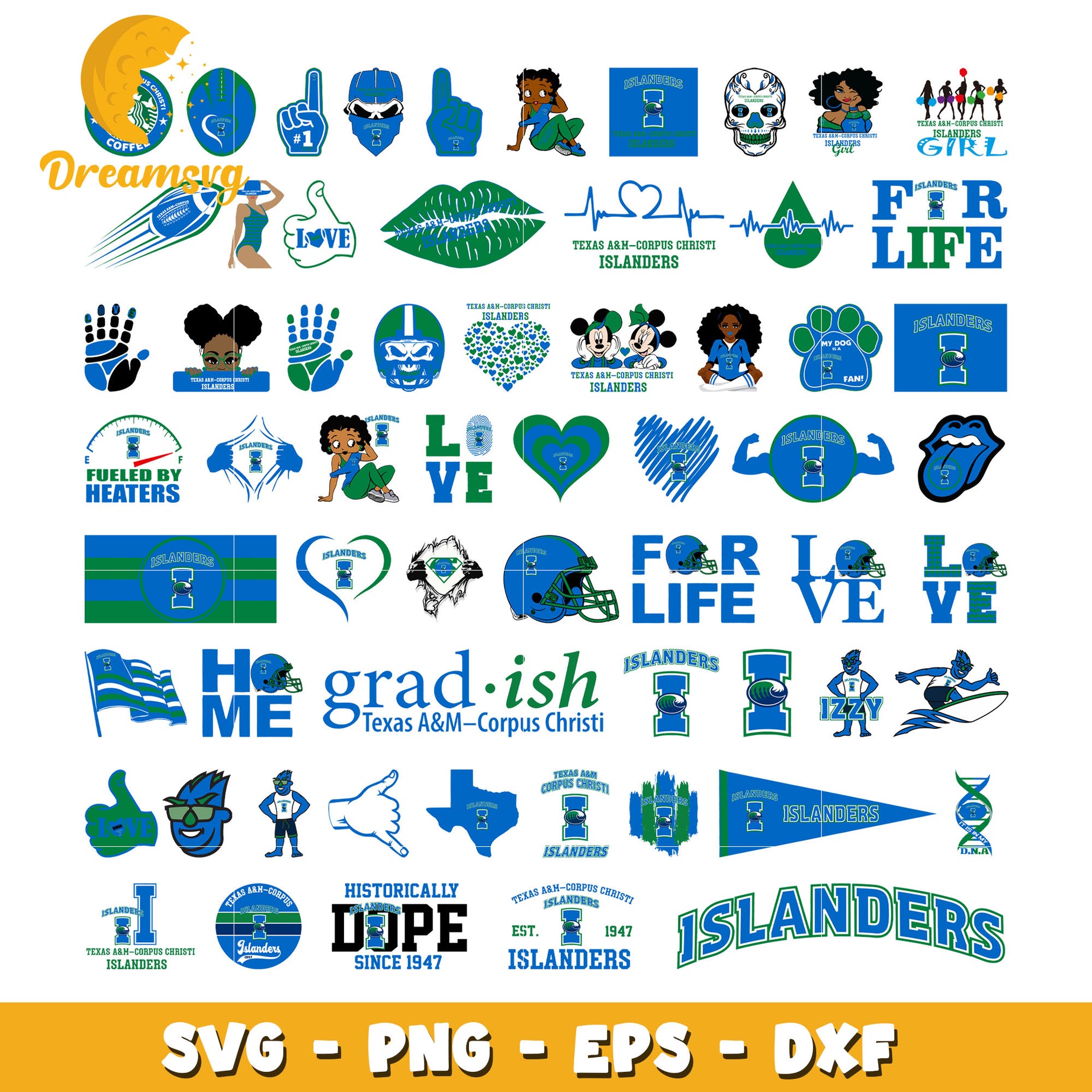 Corpus christi islanders logo bundle svg, corpus christi islanders​ svg