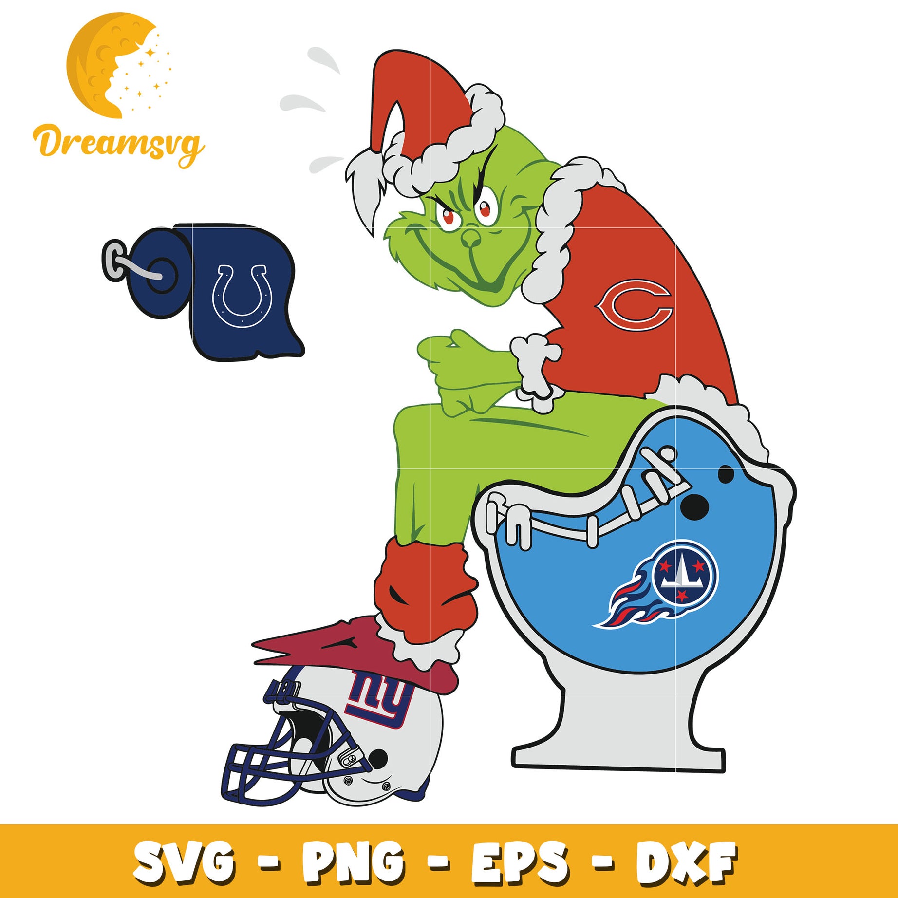 NFL Chicago Bears  Grinch Best svg, ncaa svg, christmas svg