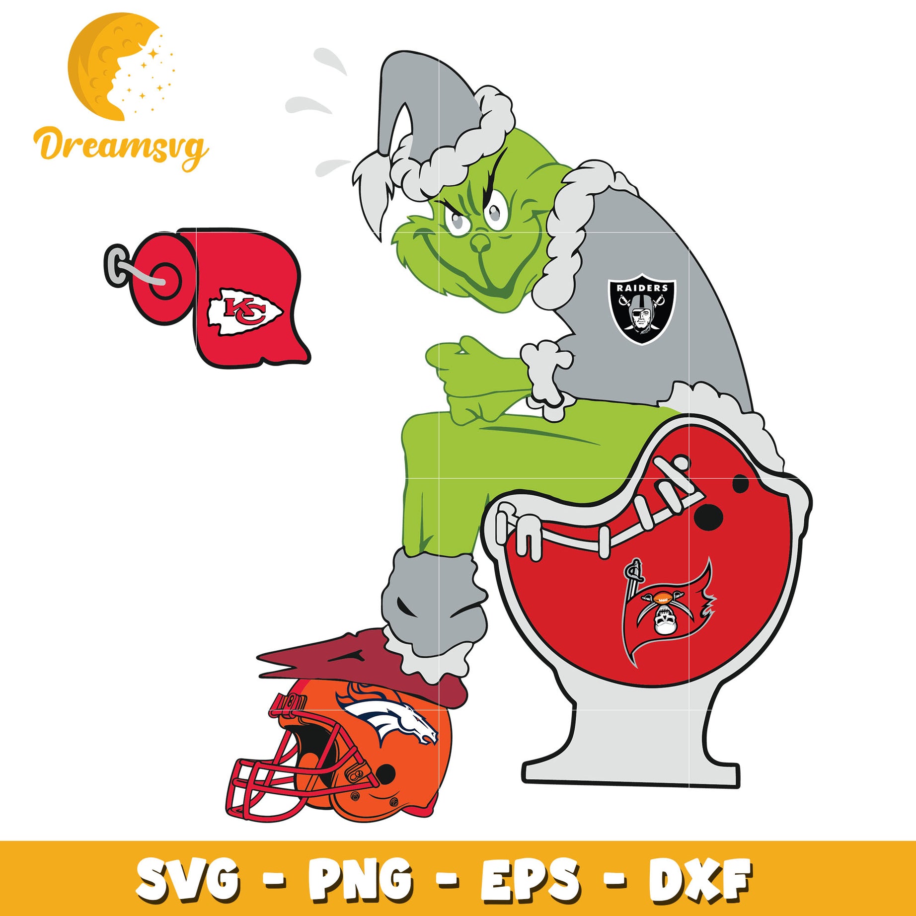 NFL Las Vegas Raiders Grinch Best svg, ncaa svg, christmas svg