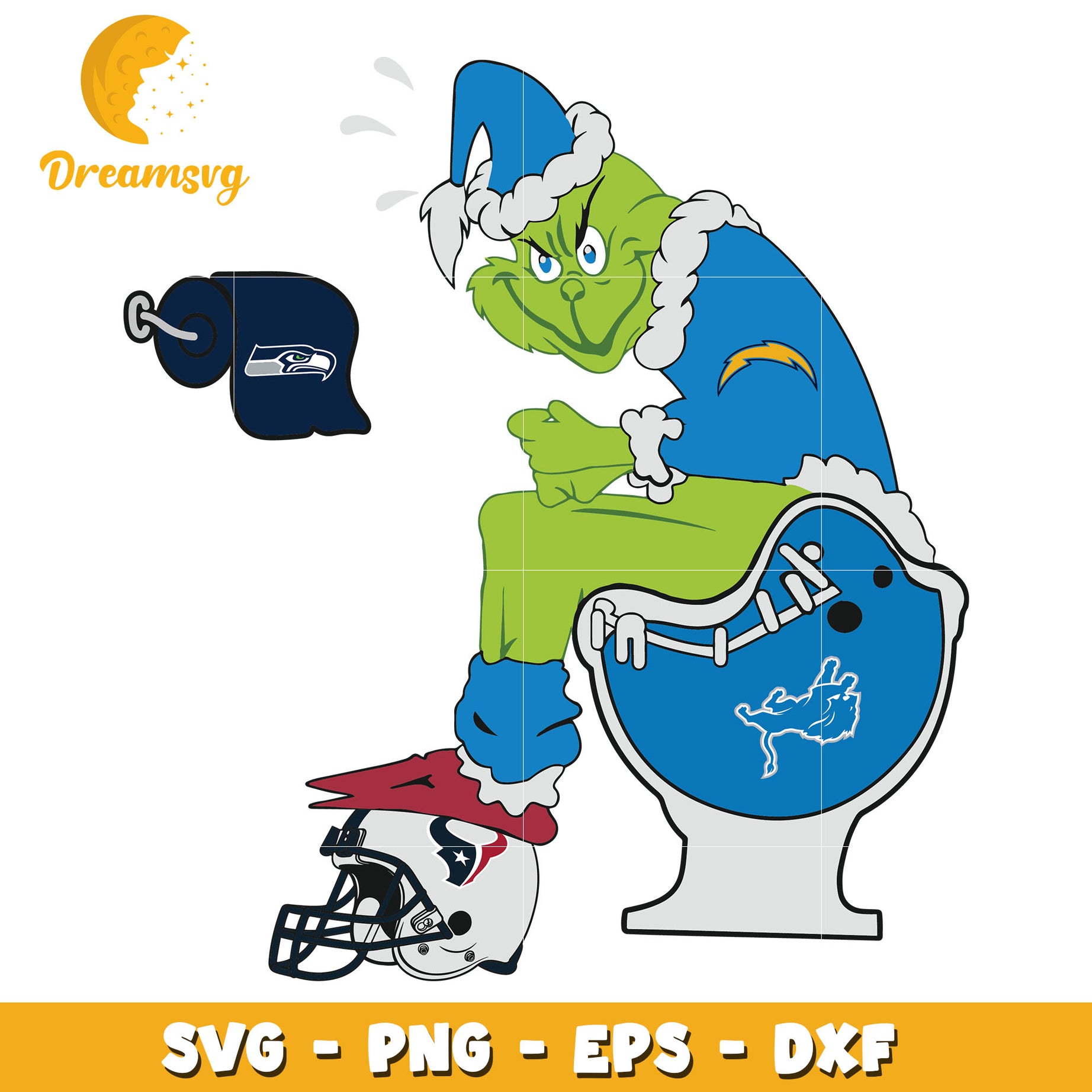 NFL Los Angeles Chargers Grinch Best svg, ncaa svg, christmas svg