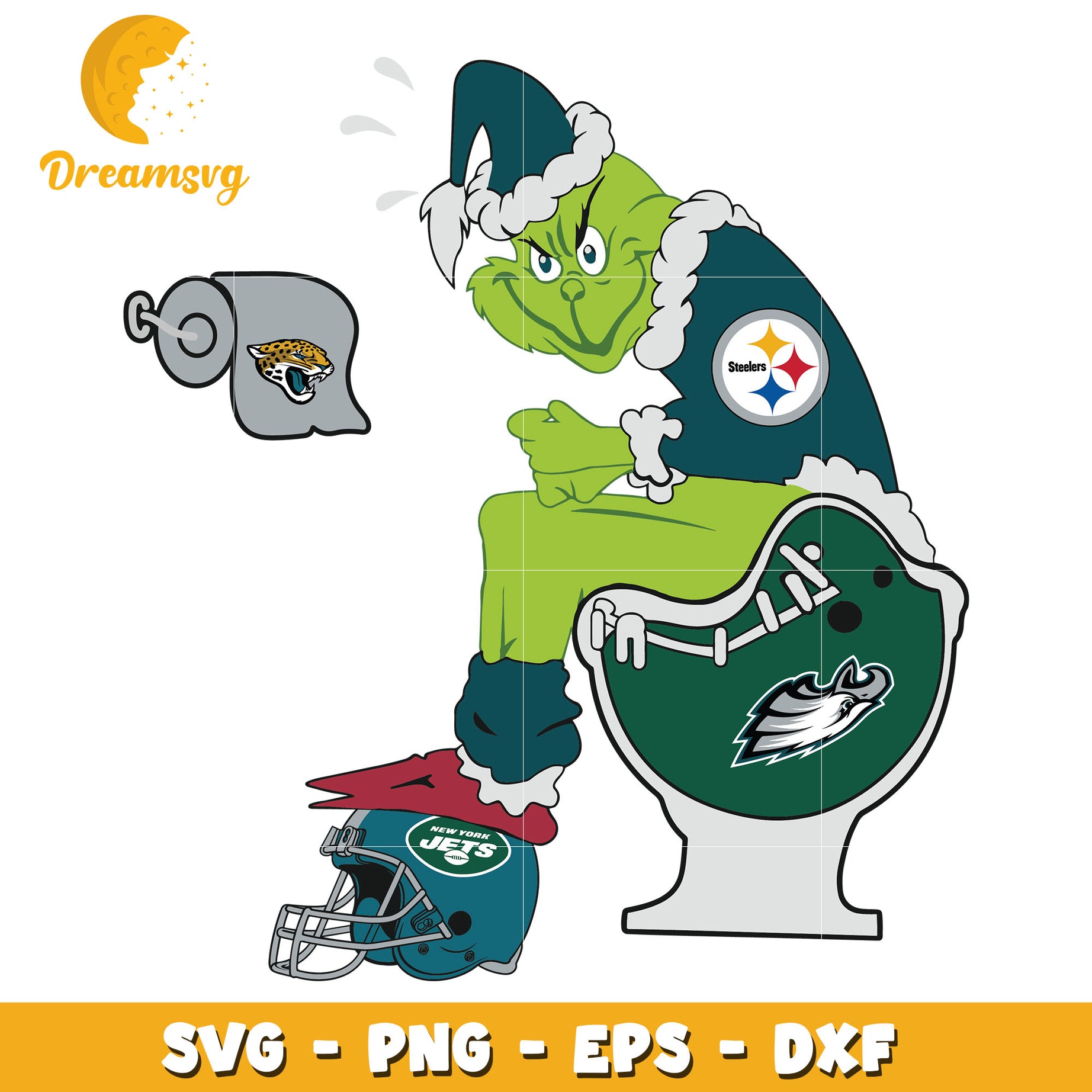 NFL Pittsburgh Steelers Grinch Best svg, ncaa svg, christmas svg