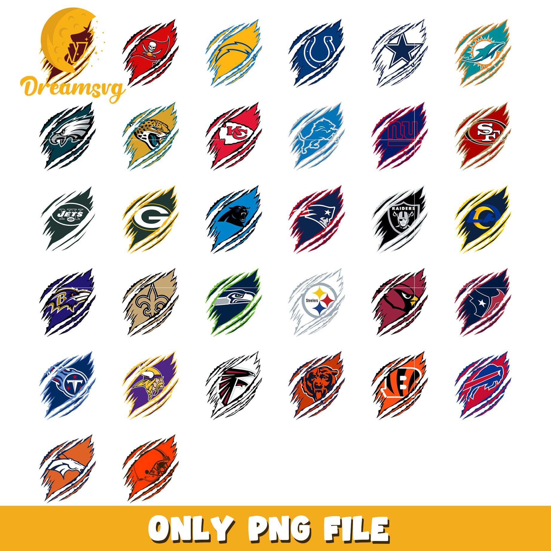 Scratch with nfl teams bundle png, nfl teams png, nfl png