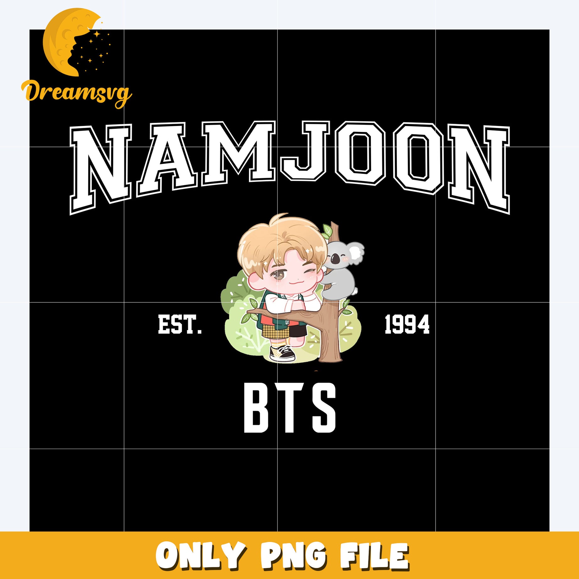 Namjoon bts white words png, bangtan boys png, bts members mascots​ png