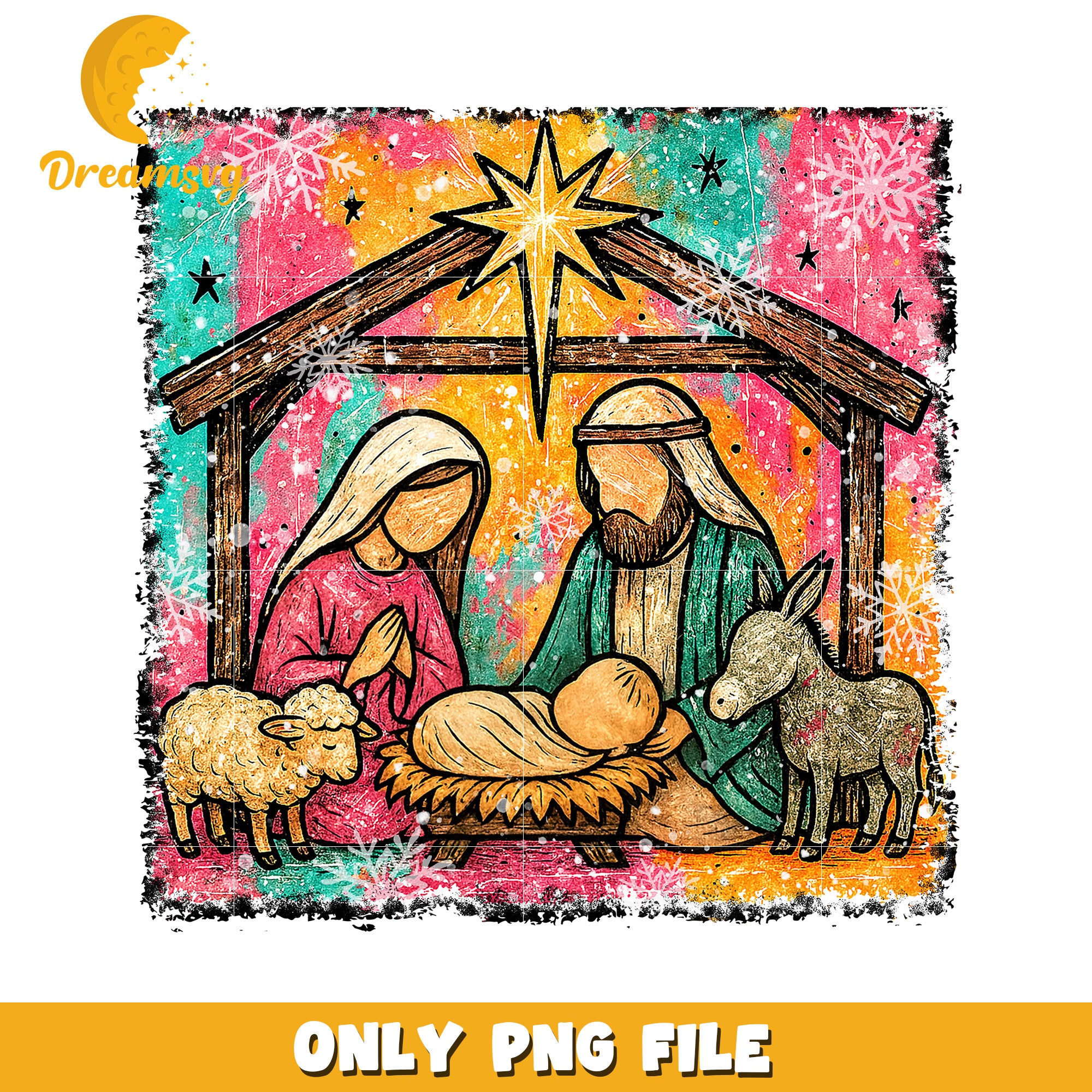 Navity jesus png, christmas songs​​ png, christmas snow​ png