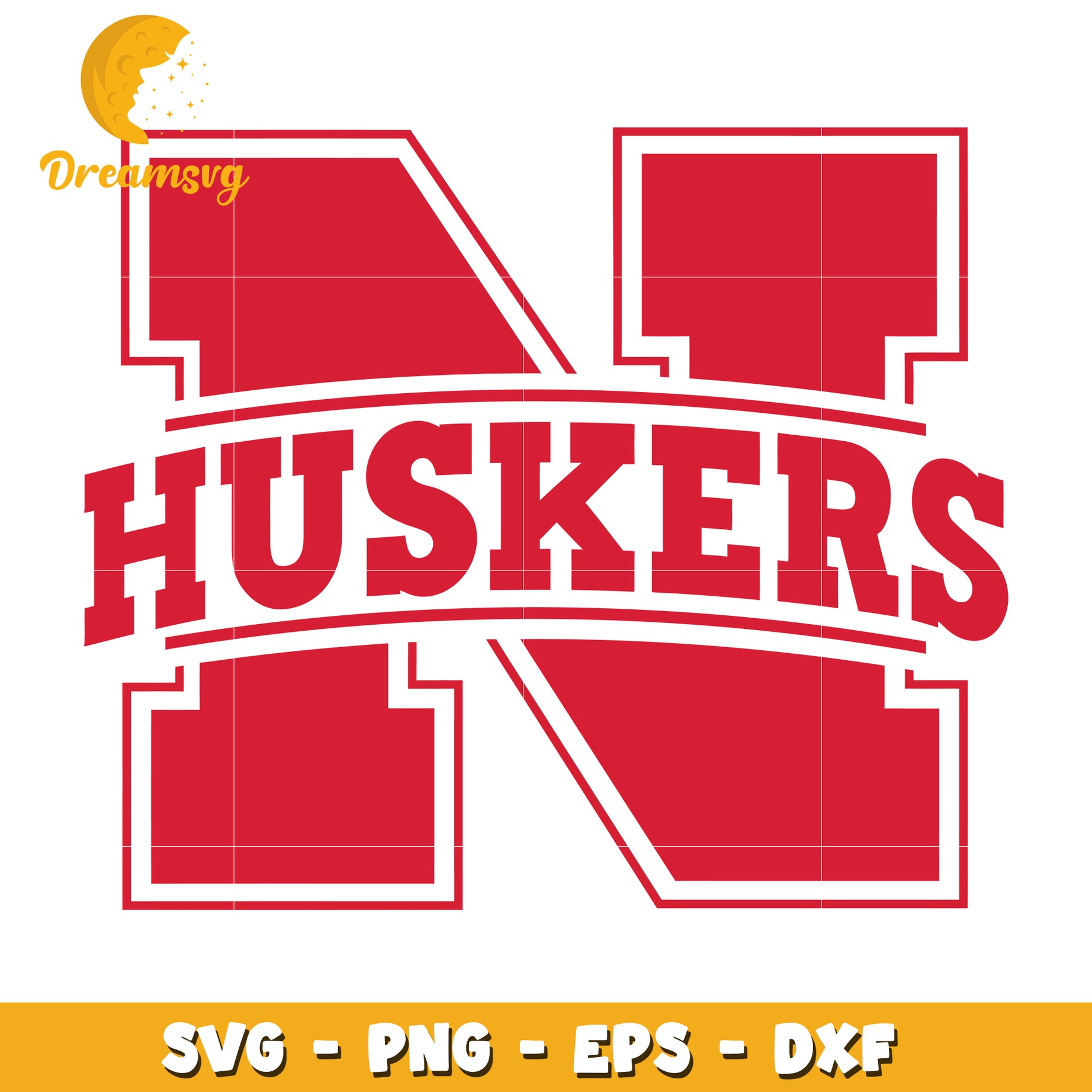 Nebraska Huskers SVG PNG EPS DXF