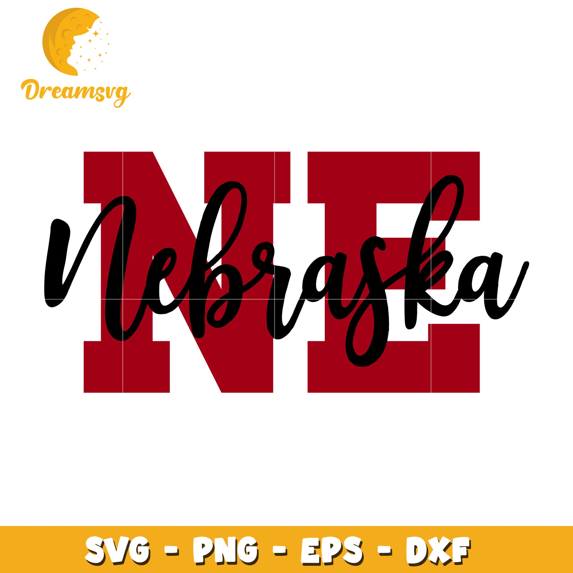 Nebraska SVG PNG EPS DXF Cut File