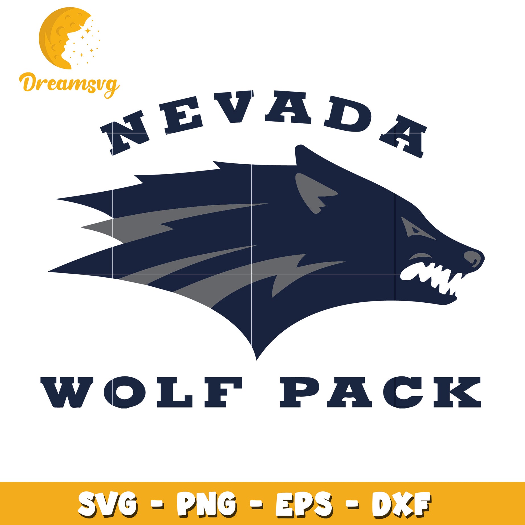 Nevada Wolf Pack SVG Clipart for DIY Projects and Crafts