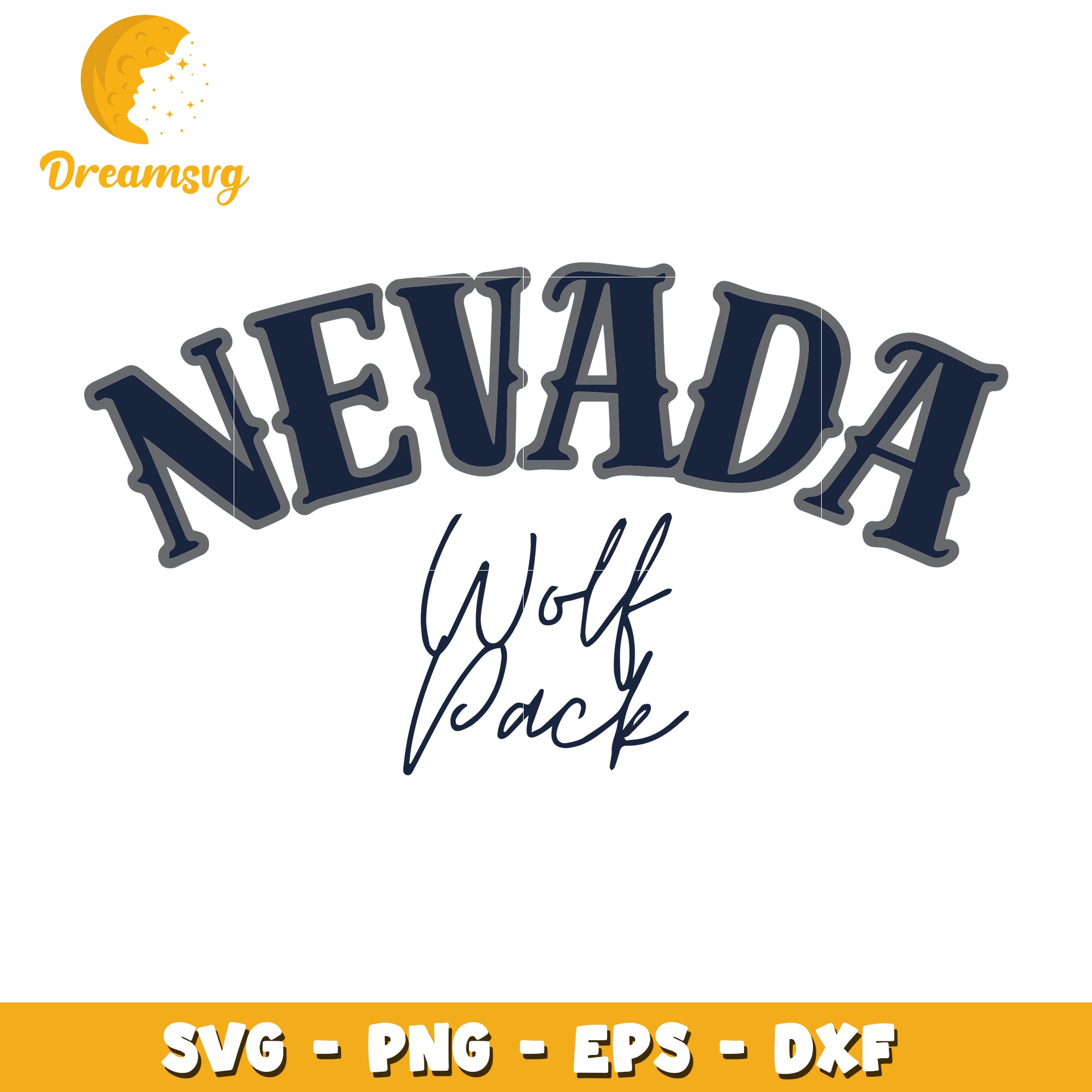 Nevada Wolf Pack SVG Cut File