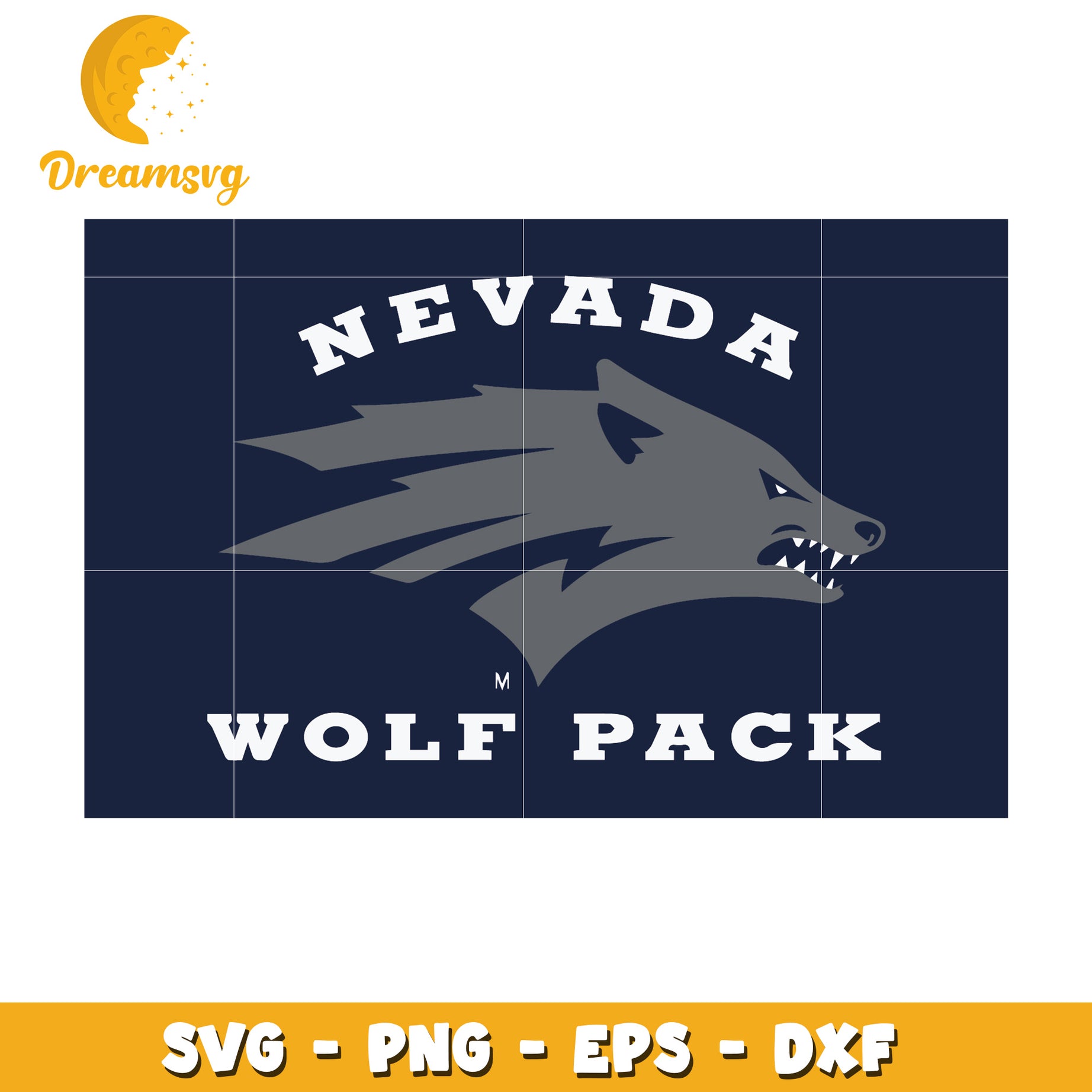 Nevada Wolf Pack SVG Design for Sports Team Merchandise Decor