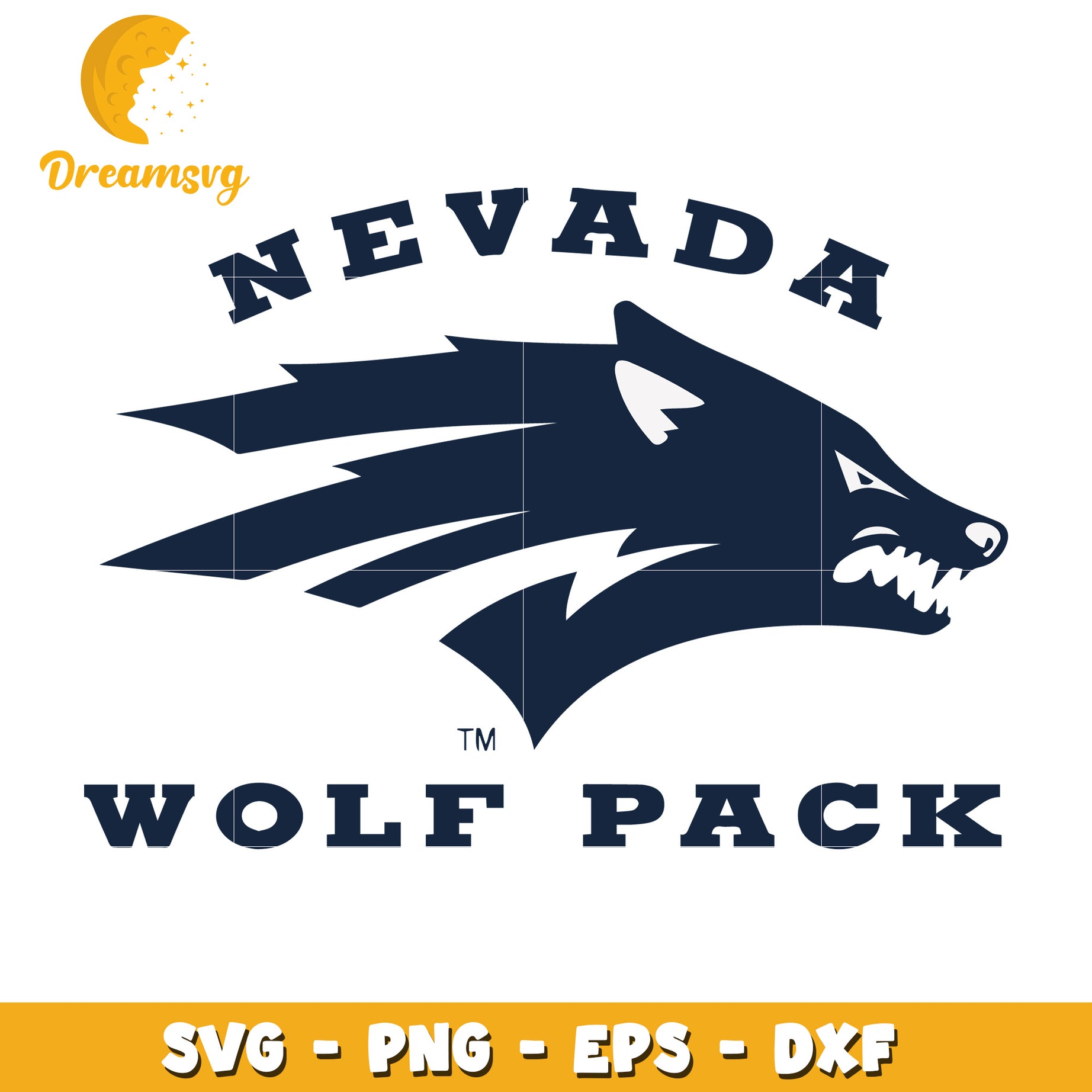 Nevada Wolf Pack SVG PNG EPS DXF