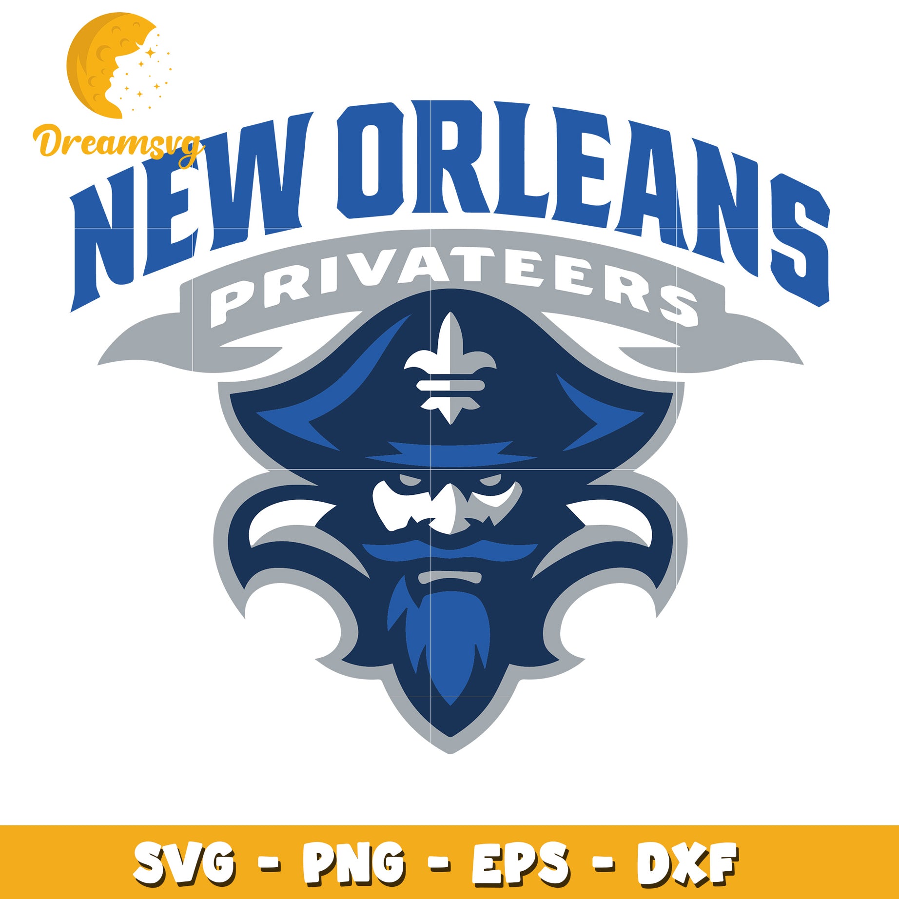 New Orleans Privateers SVG PNG EPS DXF