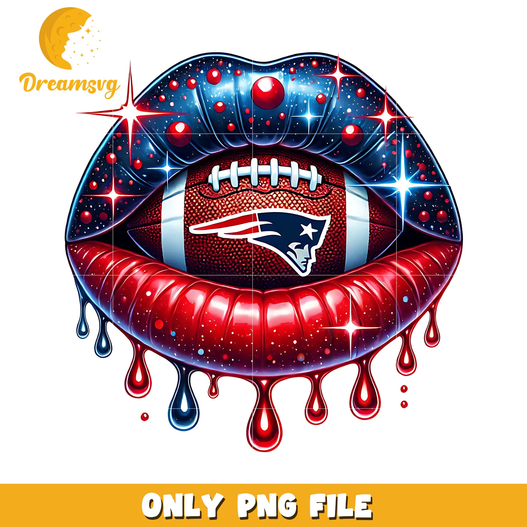 New england patriots lips png, nfl teams png, nfl team logo png