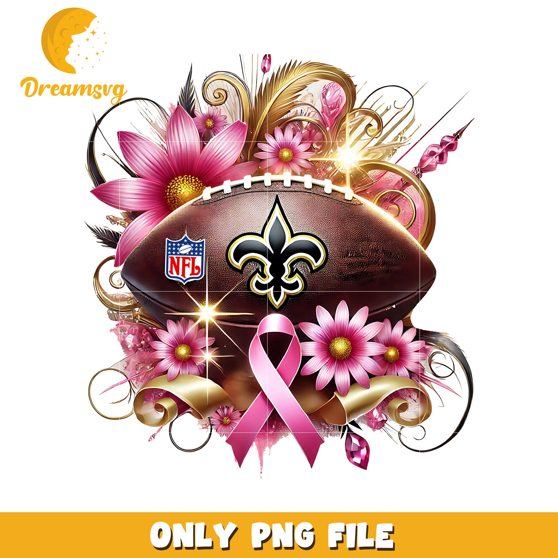 New orleans saints flowers png, nfl power rankings png, nfl network png