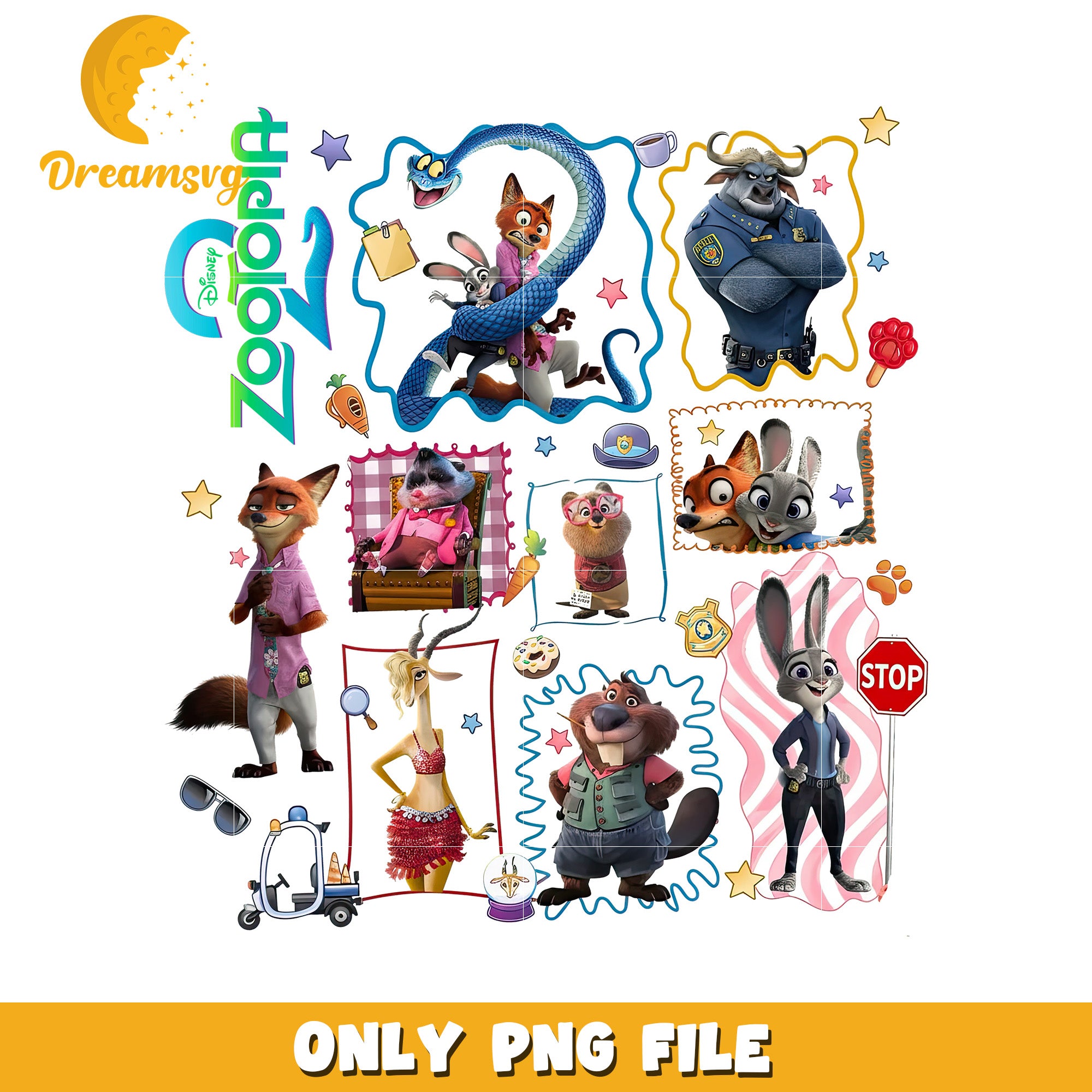 New season zootopia png, zootopia funny png, zootopia design png