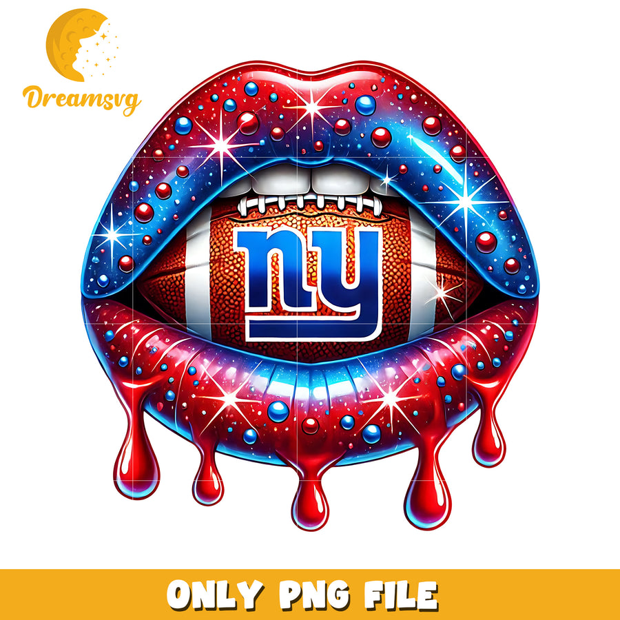 New york giants lips png, nfl teams png, nfl team logo png