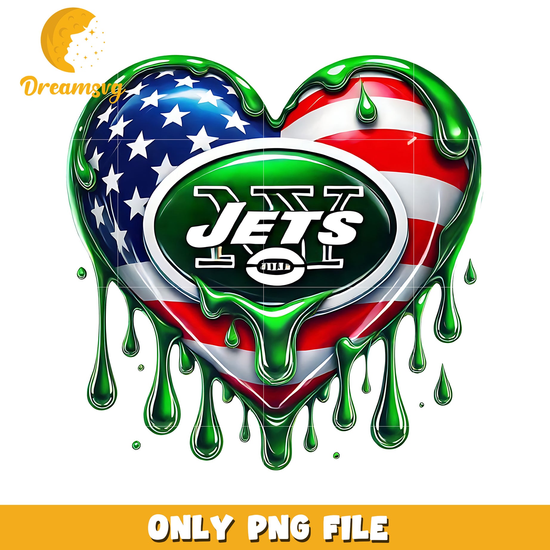 New york jets heart png, american football png, super bowl png