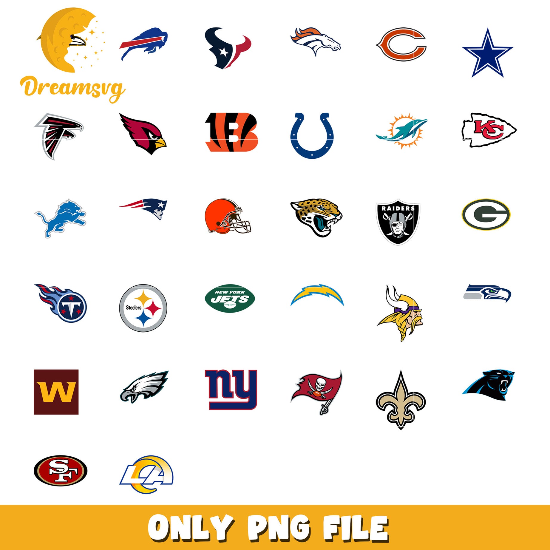 Nfl logo team bundle png, logo nfl teams png, nfl teams png