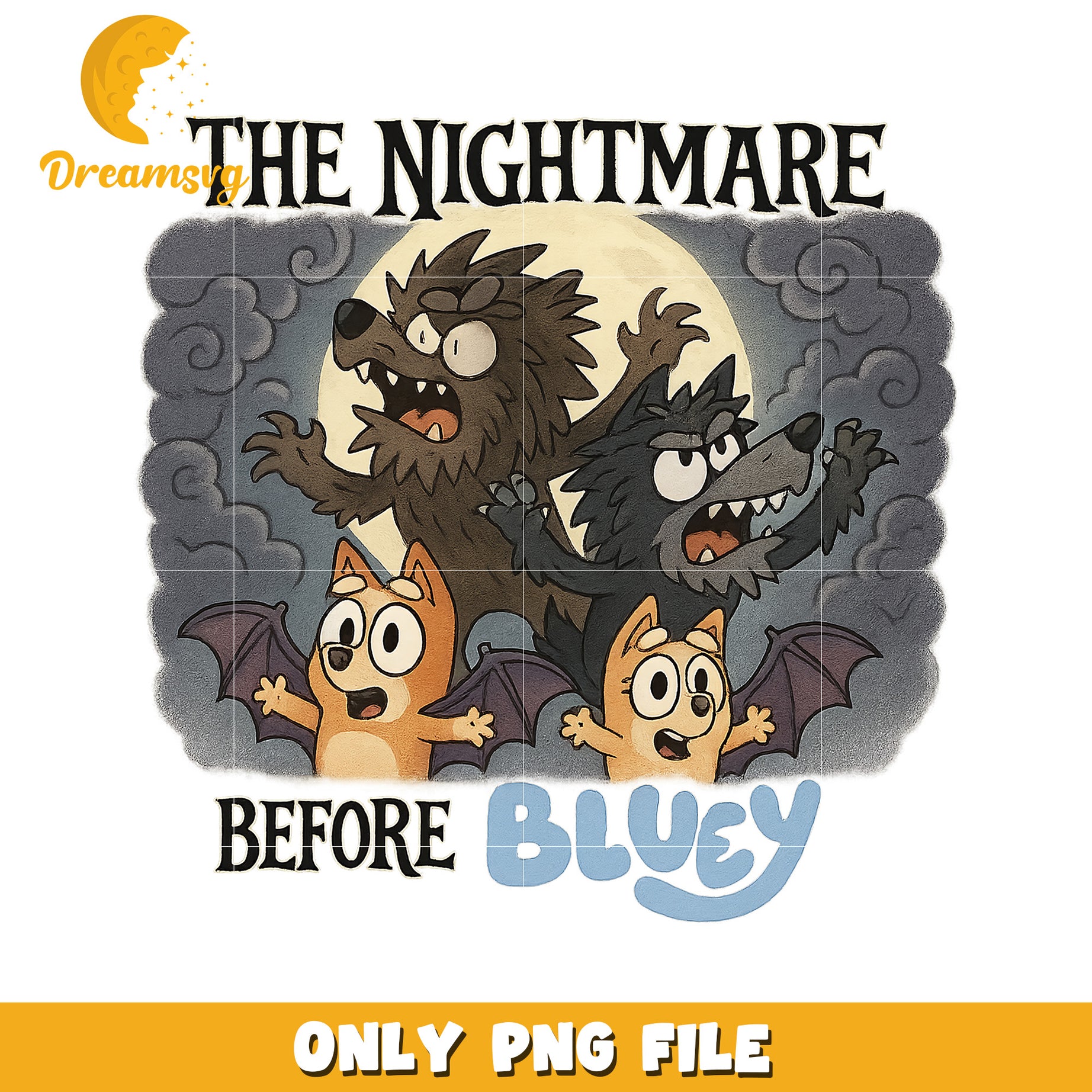 Nightmare before bluey png, bluey halloween png, halloween toys png