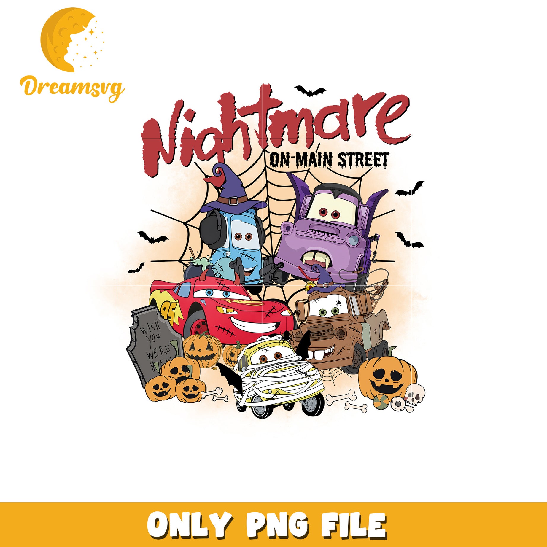 Nightmare cars design png, halloween costumes png, halloween movies png