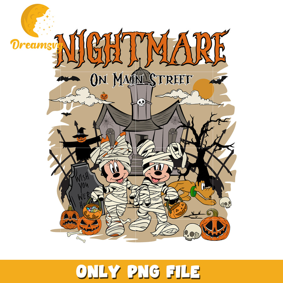 Nightmare on main street png, halloween quotes png, halloween toys png
