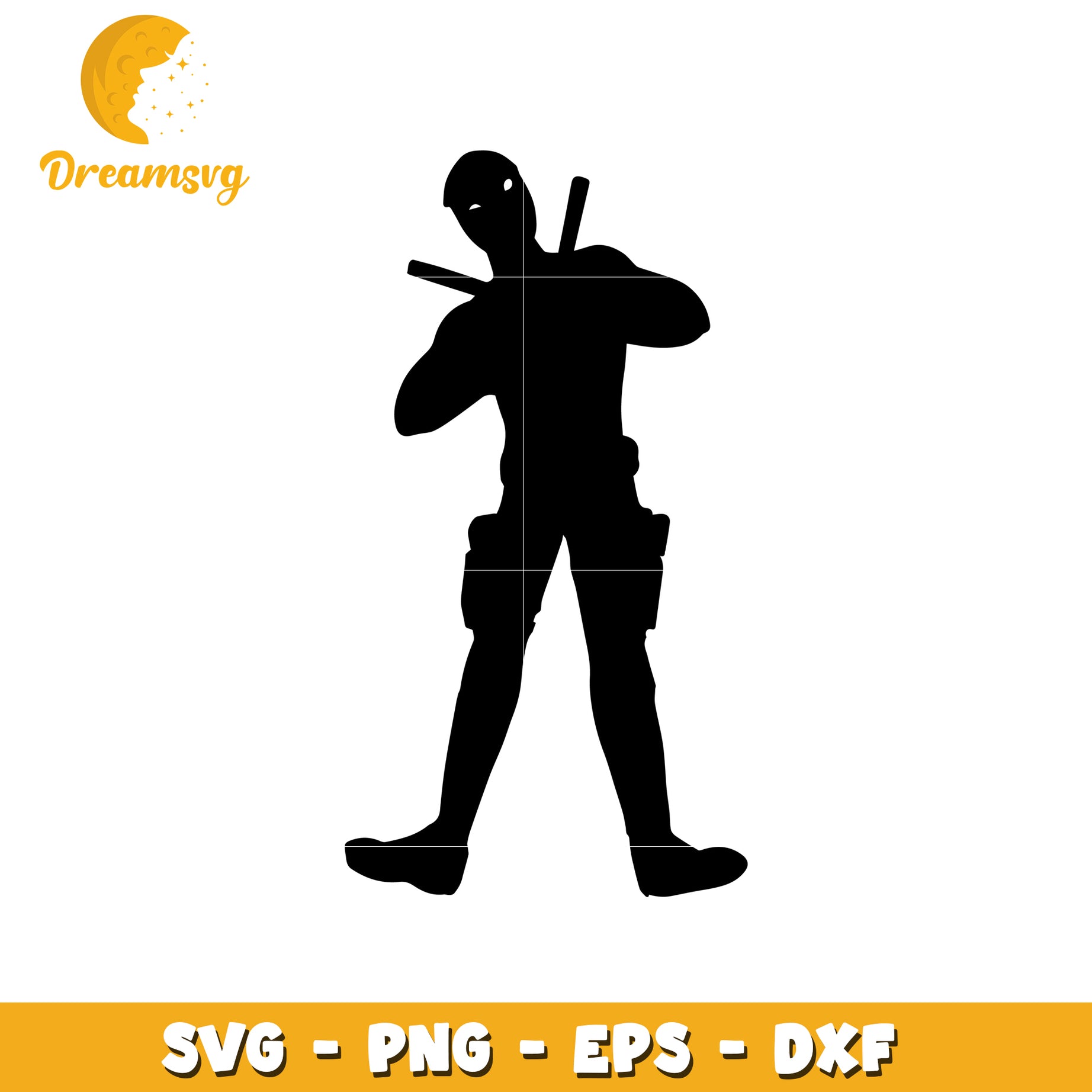 Ninja Silhouette SVG Cut File