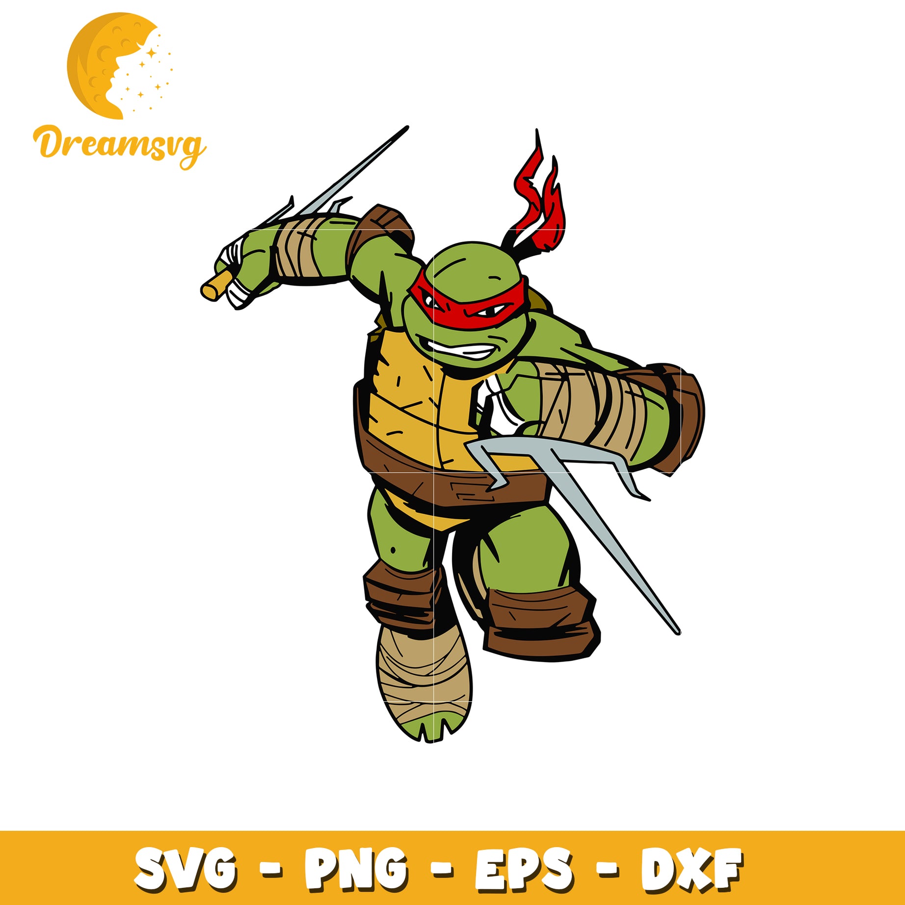 Ninja Turtle SVG Artwork for Crafts and Designs