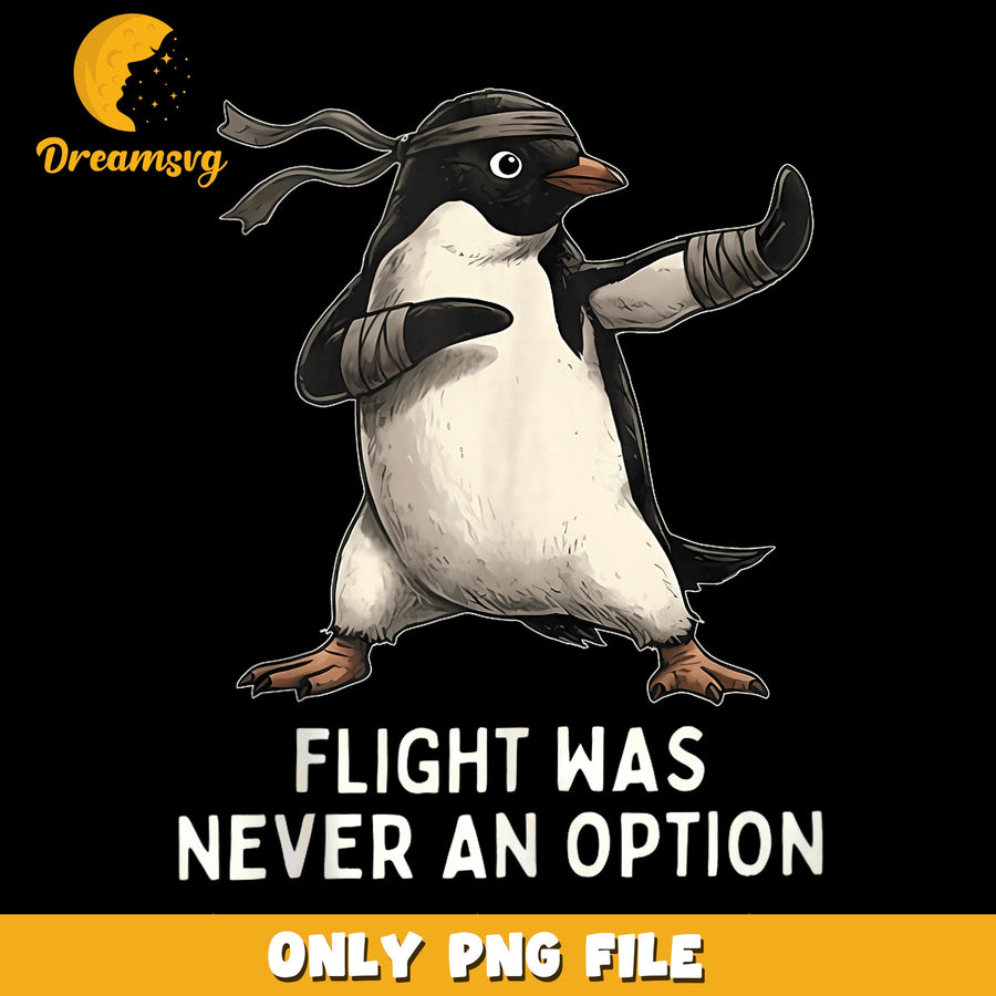 Ninja Penguin PNG, Funny Animal Design, Humor Art PNG