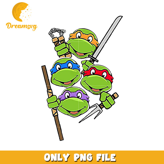 Ninja turtle brothers png, ninja turtles​ png, funny turtles cartoon png