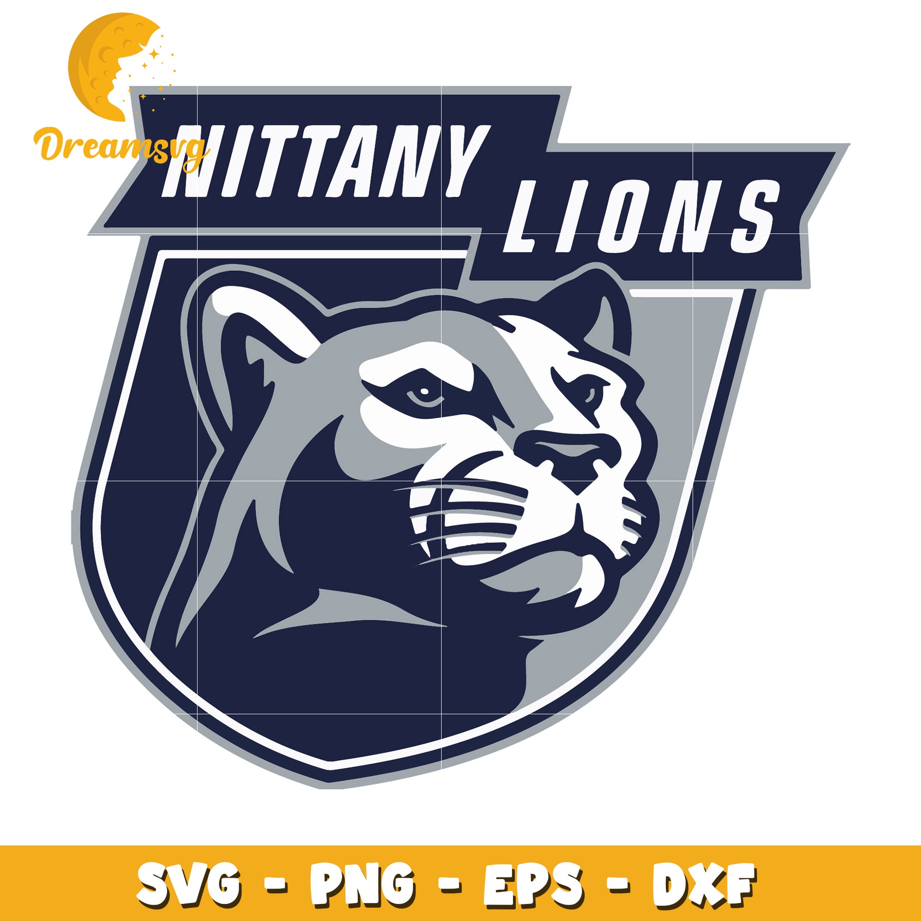 Nittany Lions Logo SVG Graphic for Crafting and Design Projects