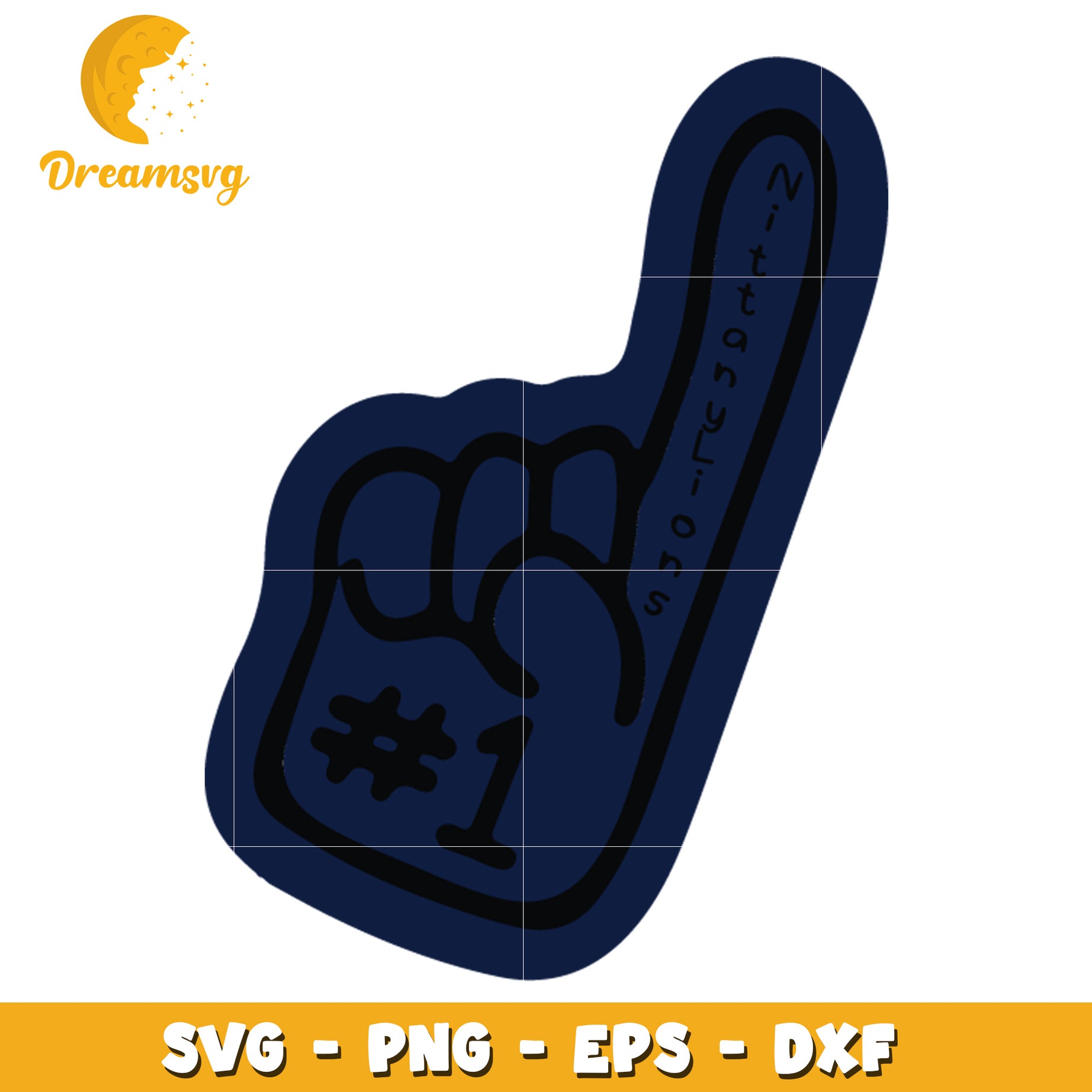 Nittany Lions SVG #1 Foam Finger