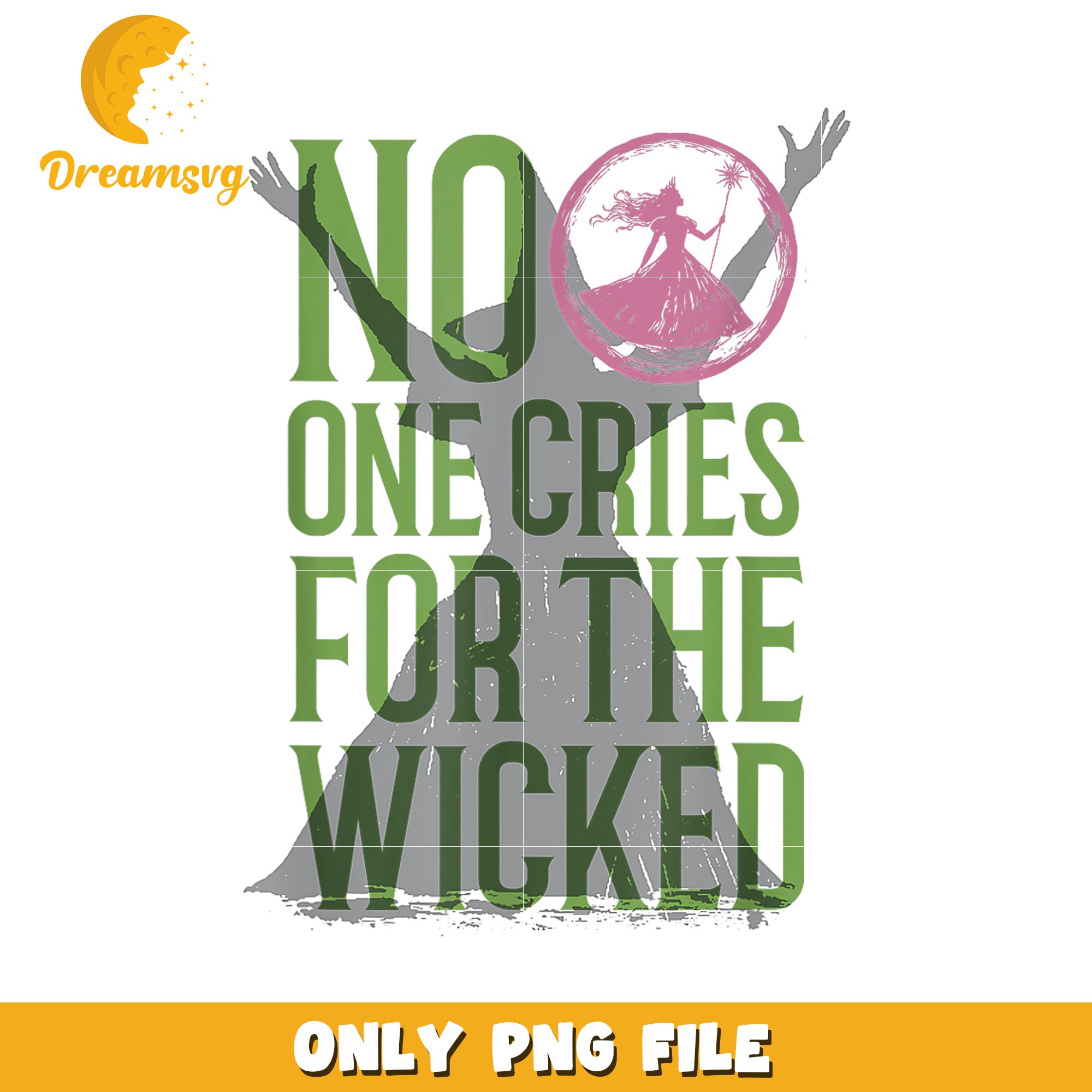 No One Cried For The Wicked png, witchcore png, wicked vibes png