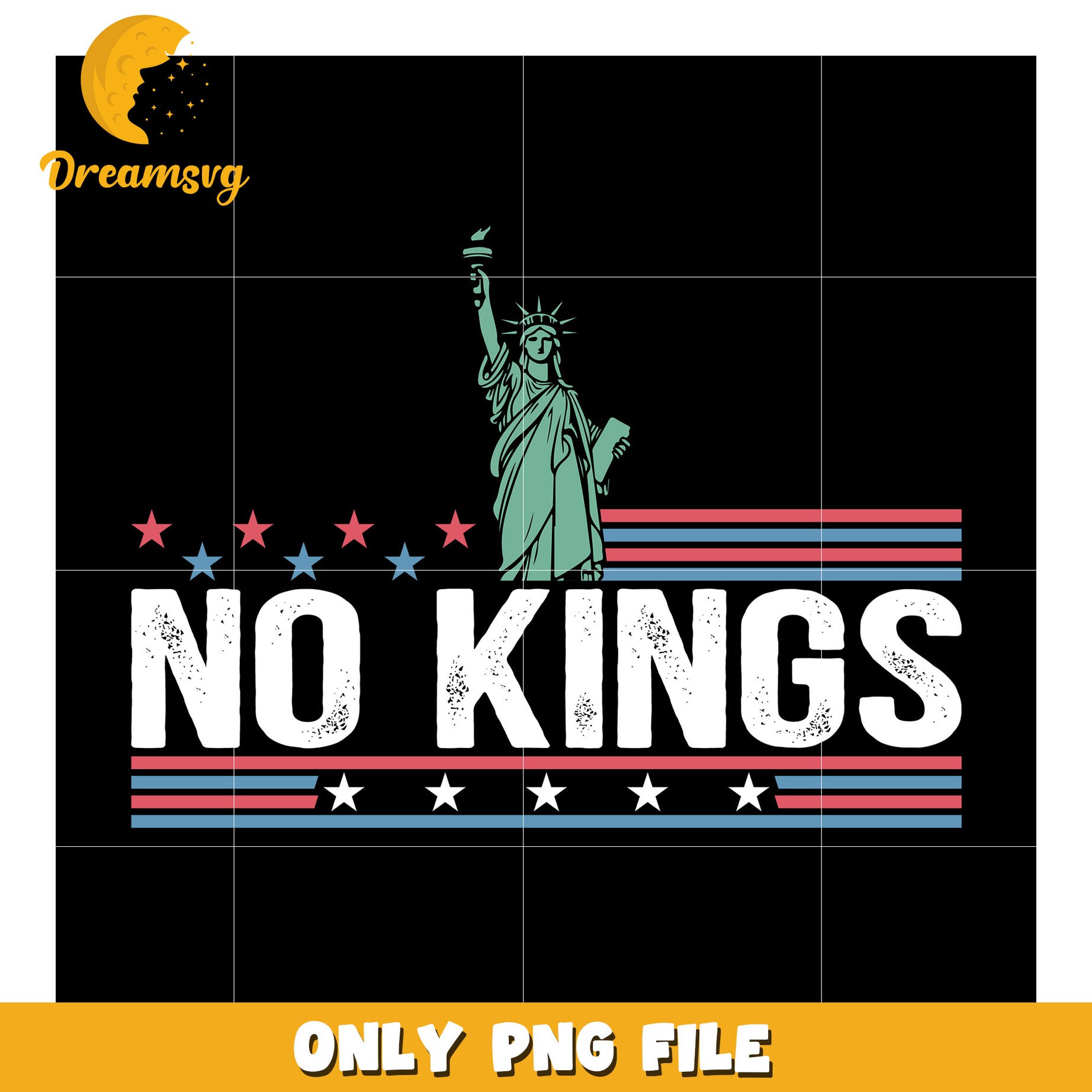 No kings white letters png, no kings slogan png, freedom png