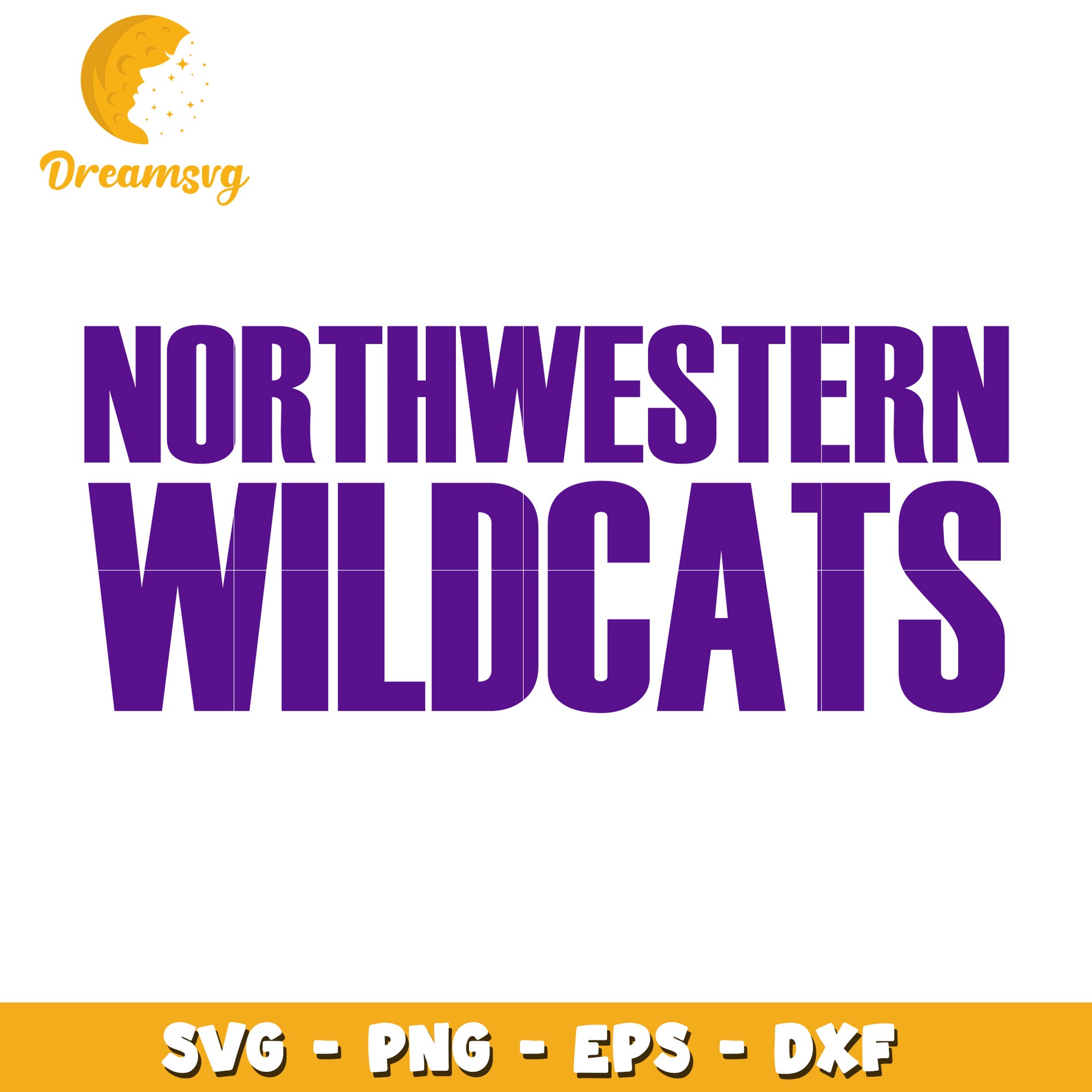 Northwestern Wildcats SVG PNG EPS DXF