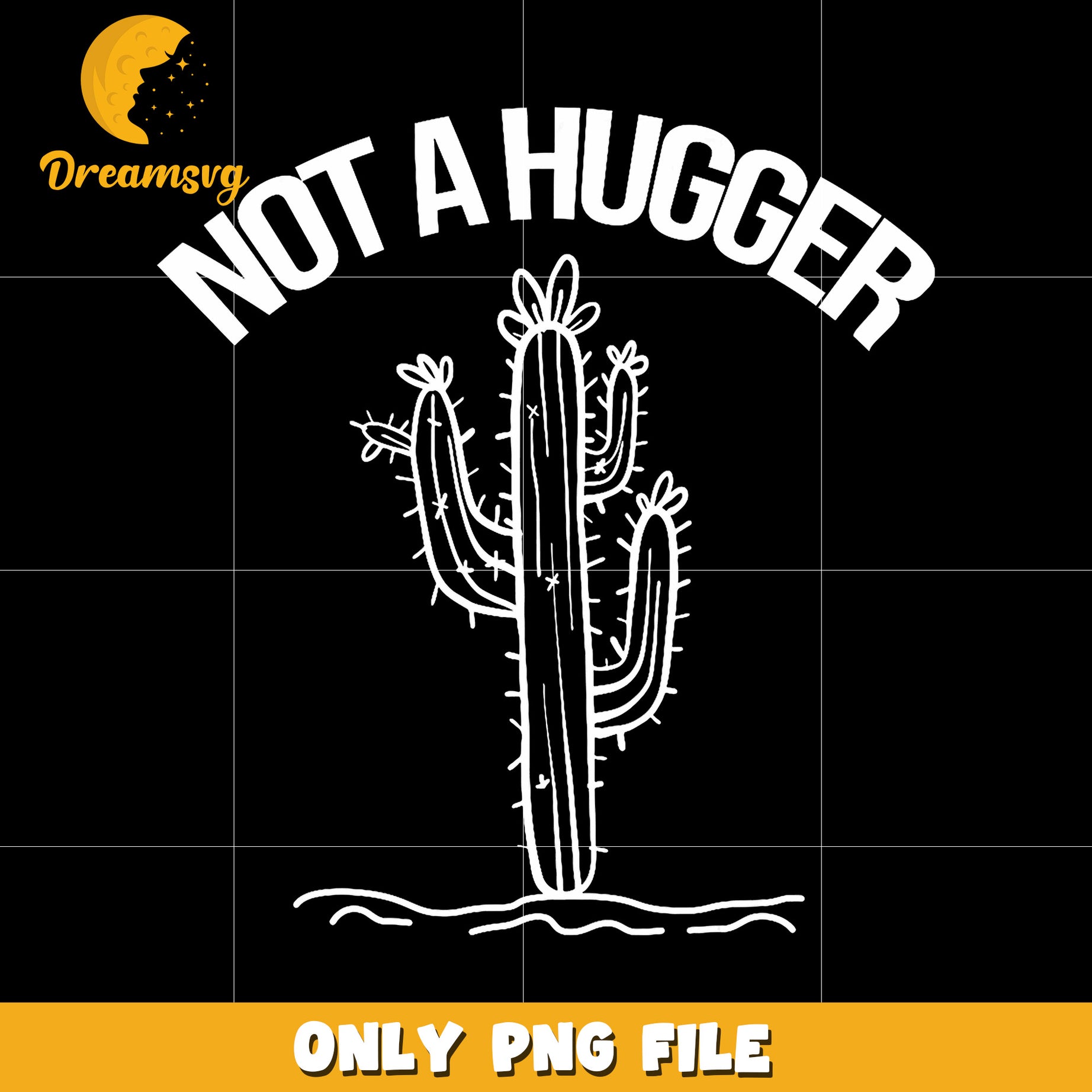Not a hugger png, funny quote png, sarcastic png