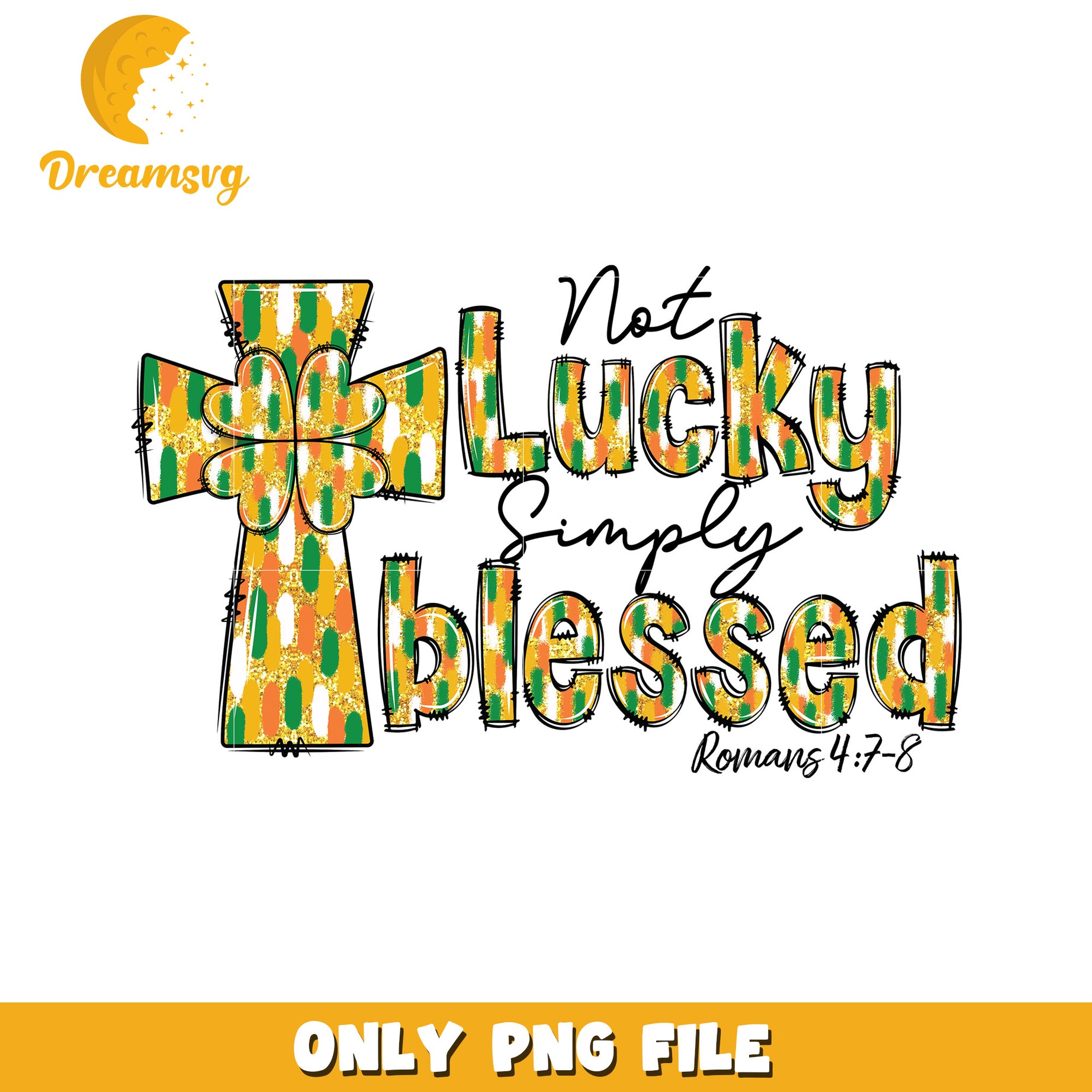 Not lucky simply blessed cross png, mardi gras costumes png