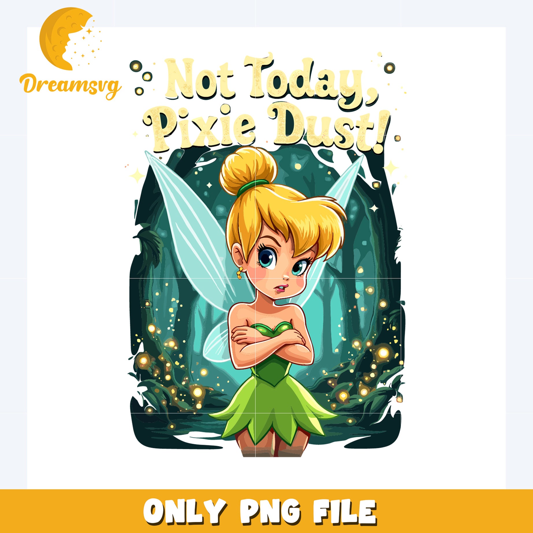 Not today pixie dust png, disney cartoon png, disney characters png