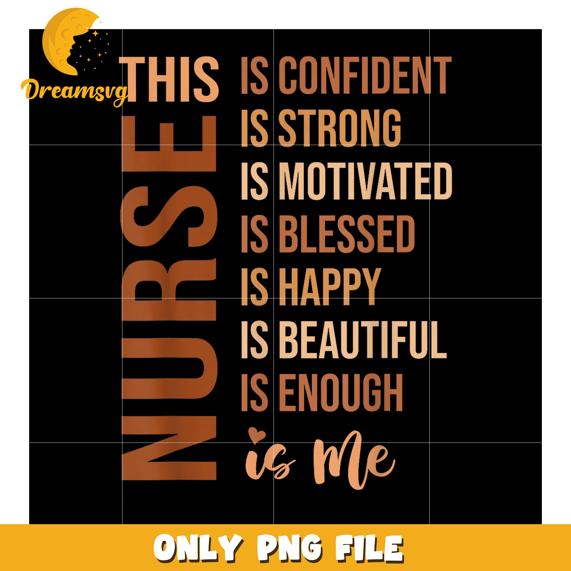 Nurse PNG Confident, Strong, Motivated