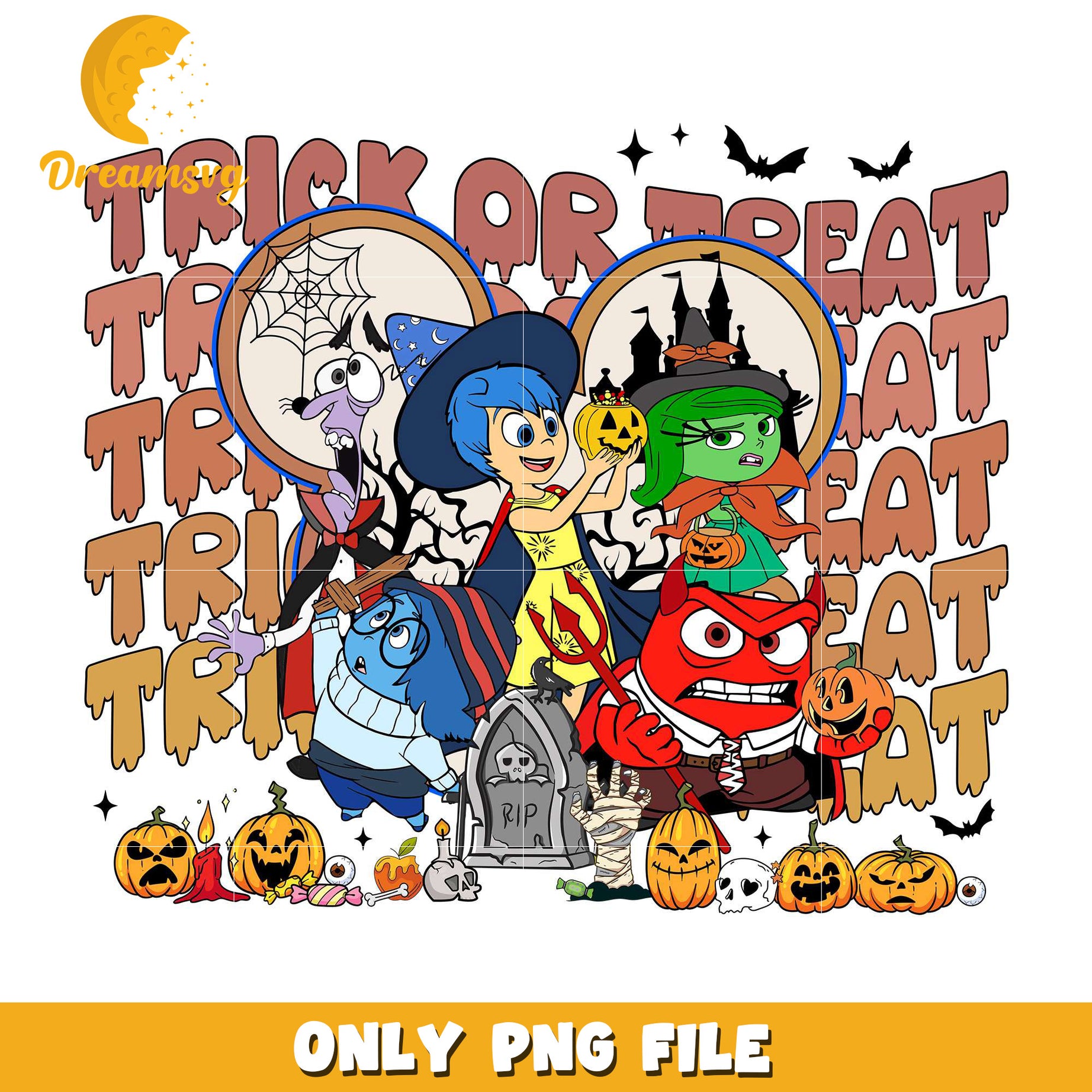 OR 2392024 NHUY Trick Or Treat Halloween Inside Out