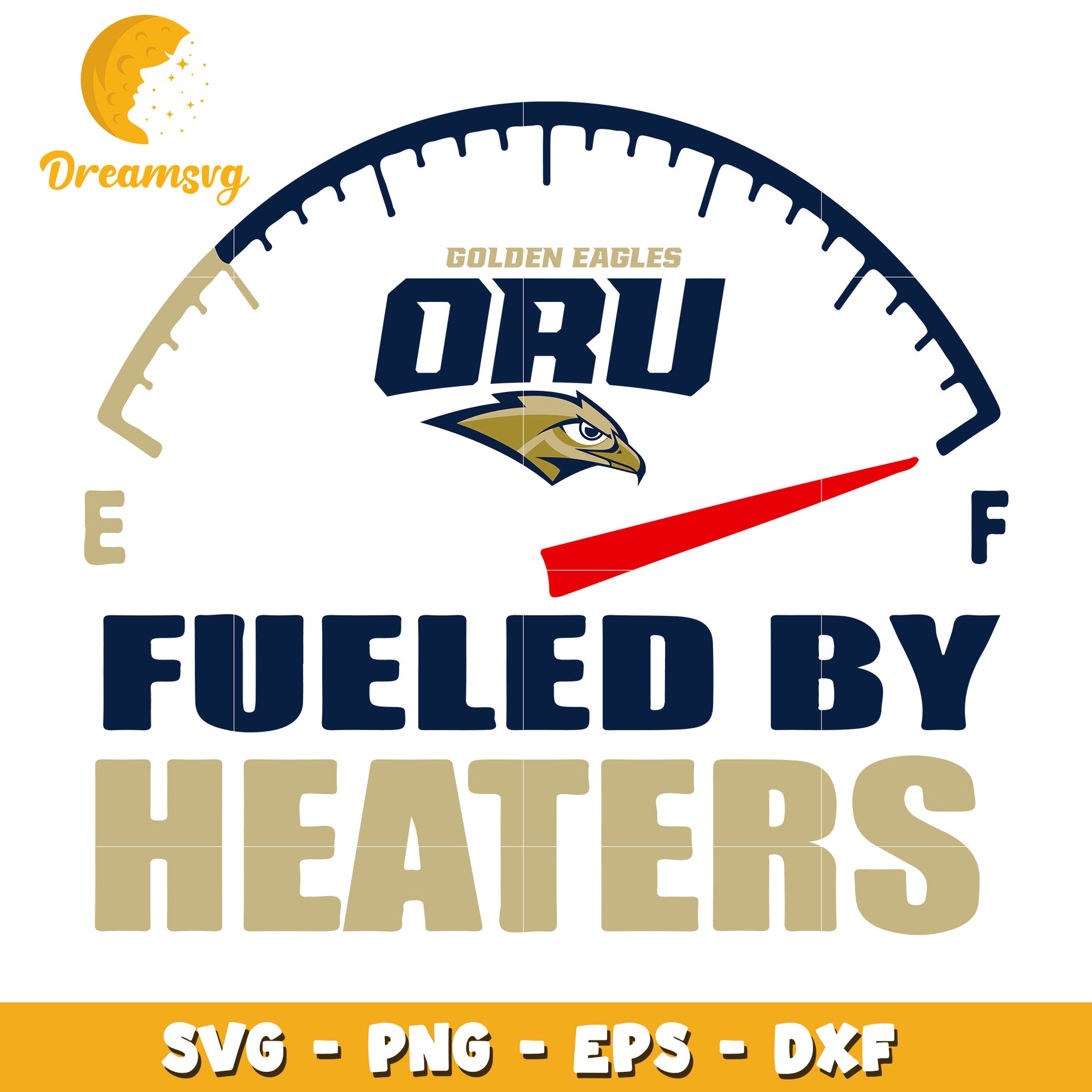 ORU Golden Eagles Fueled SVG PNG EPS DXF