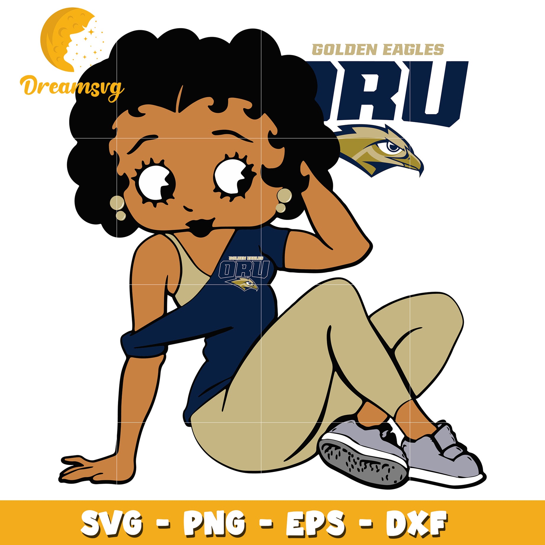 ORU Golden Eagles SVG Cut File