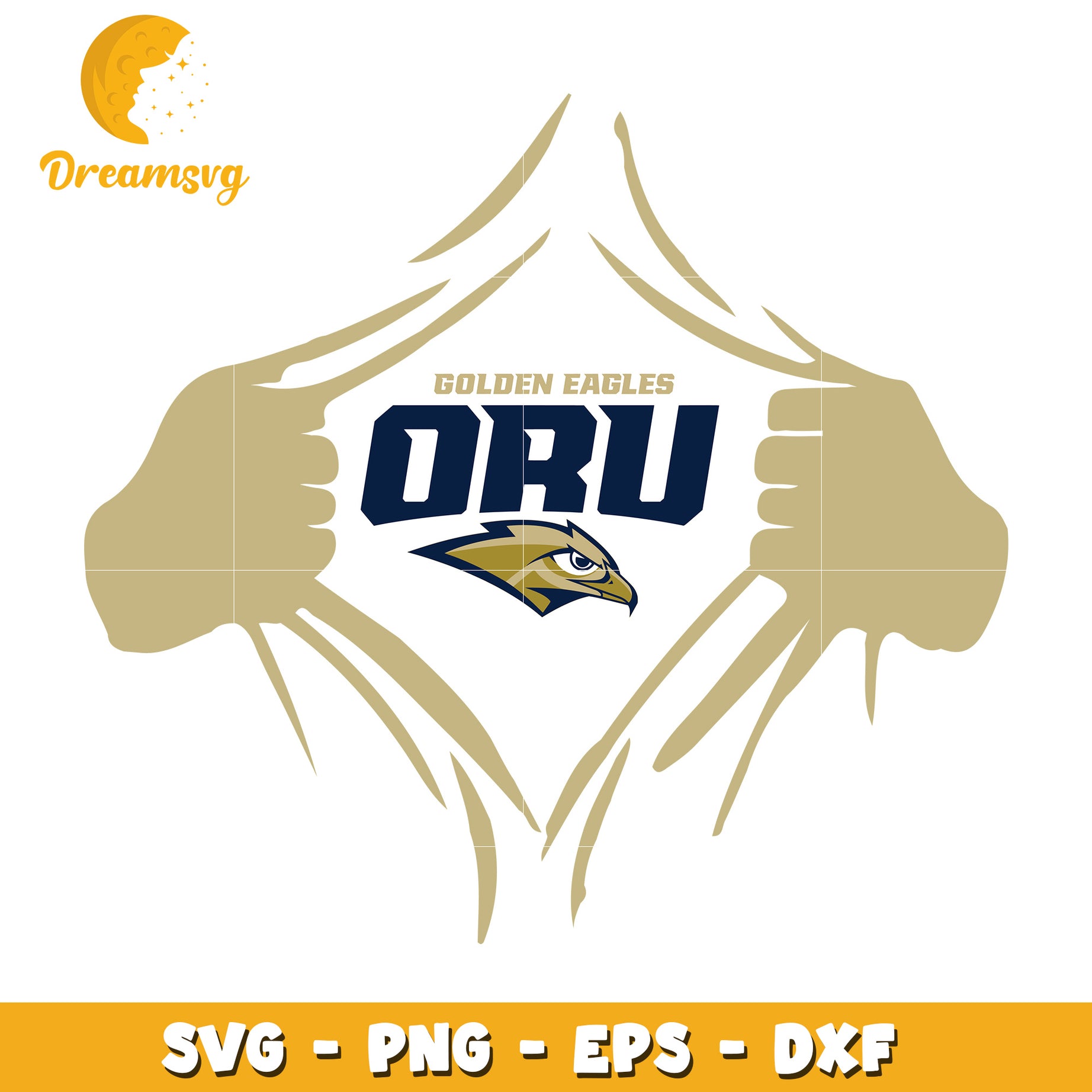 ORU Golden Eagles SVG PNG EPS DXF