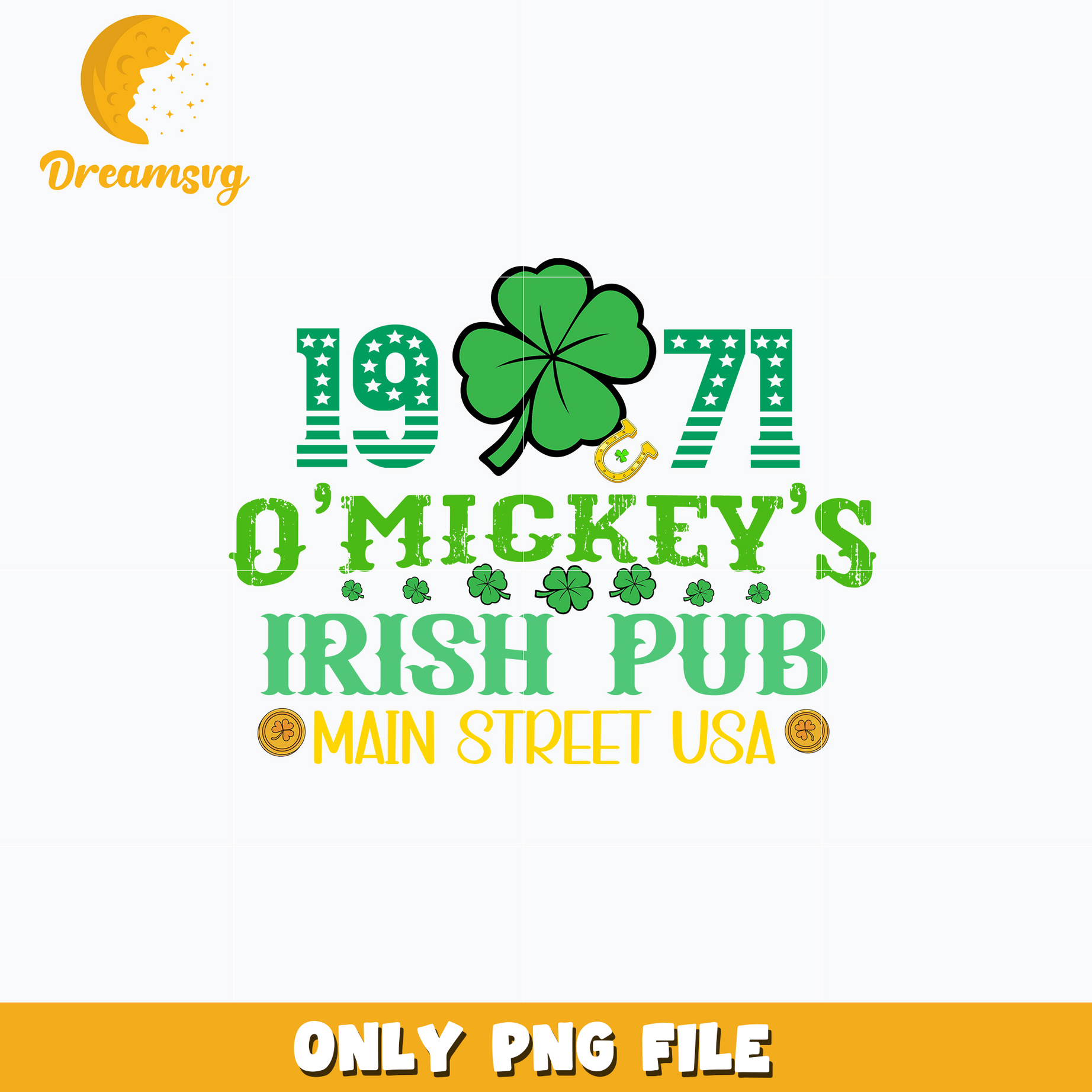 Mickey irish pub 1971 st. patrick's day png