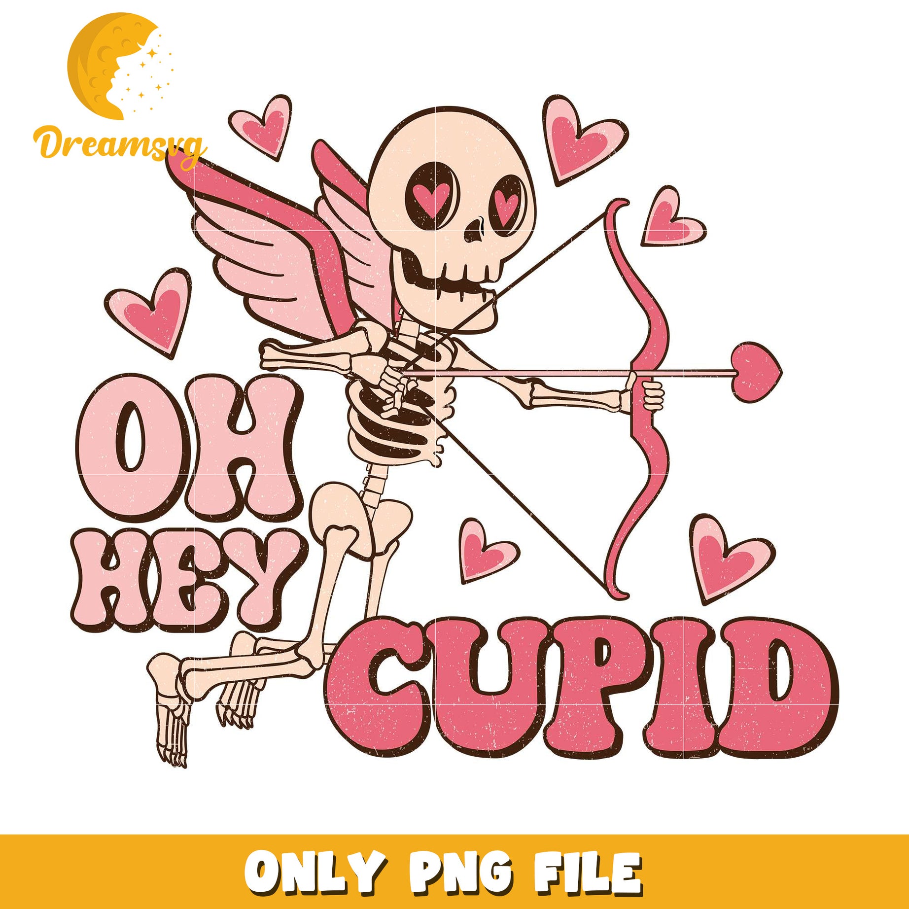 Oh hey skeleton cupid png, cupid png, human skeleton png