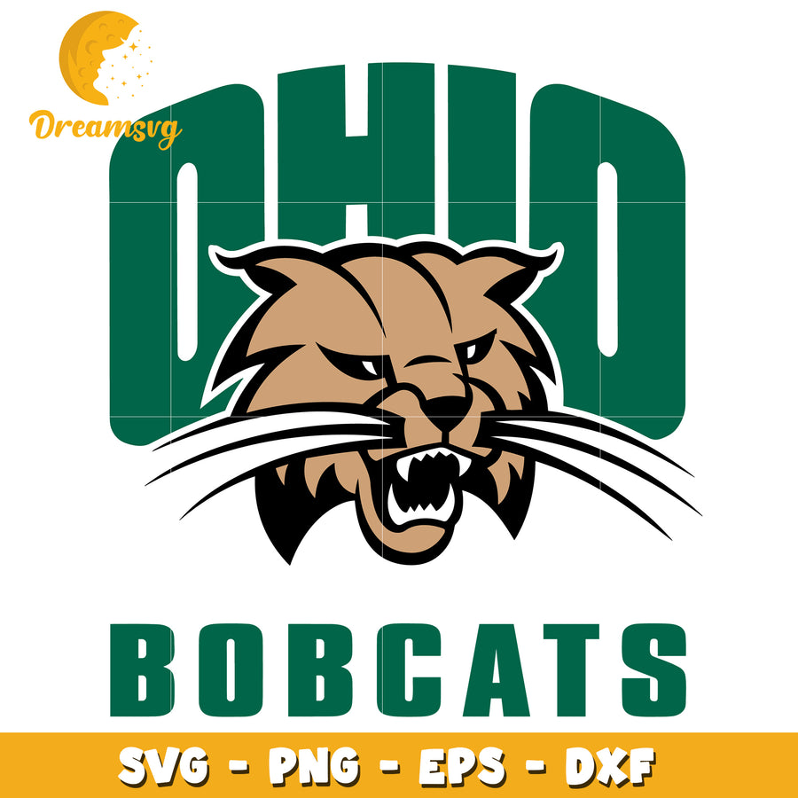 Ohio Bobcats Logo SVG Graphic for Sports Team Designs