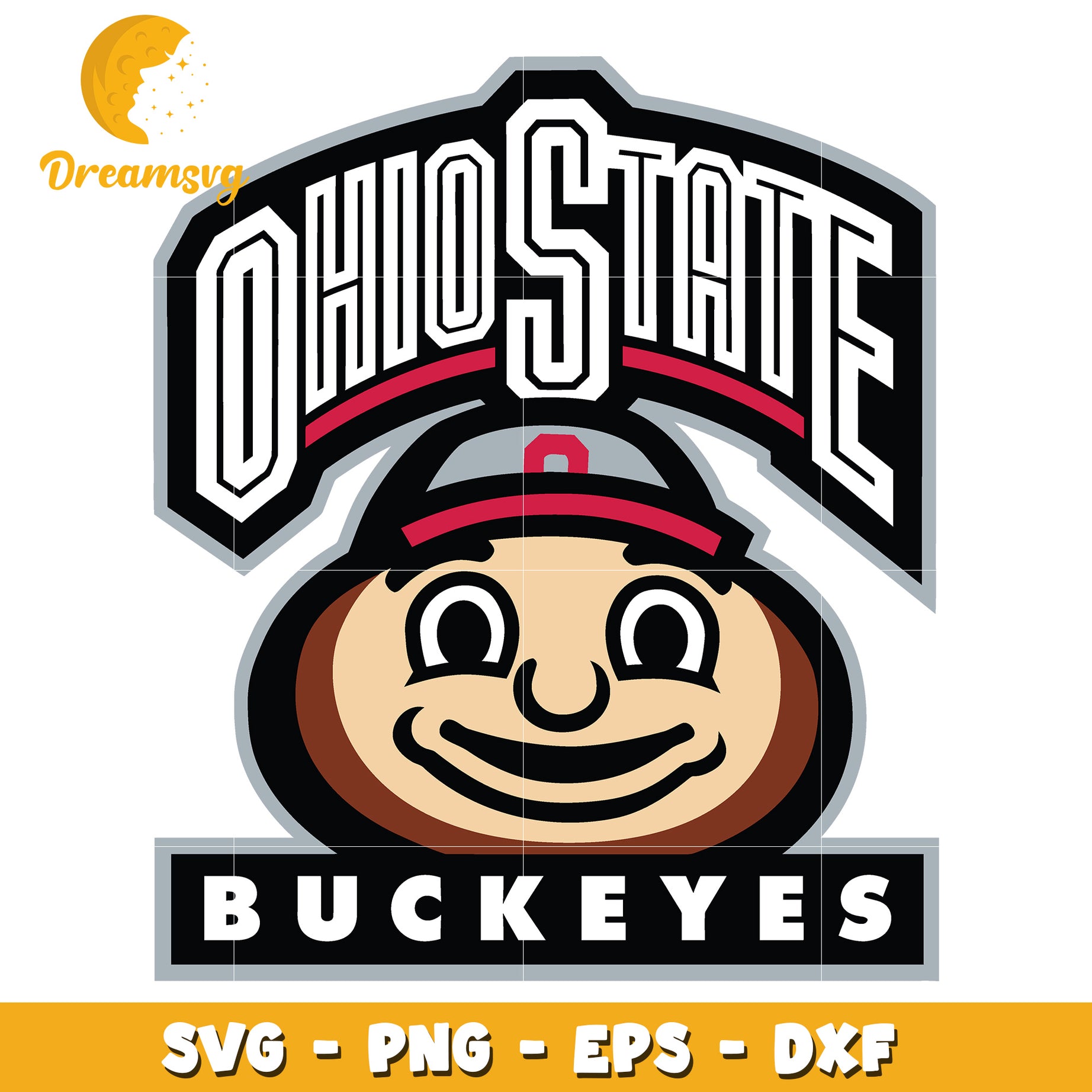 Ohio State Buckeyes SVG File for Fans and Crafters Downloadable