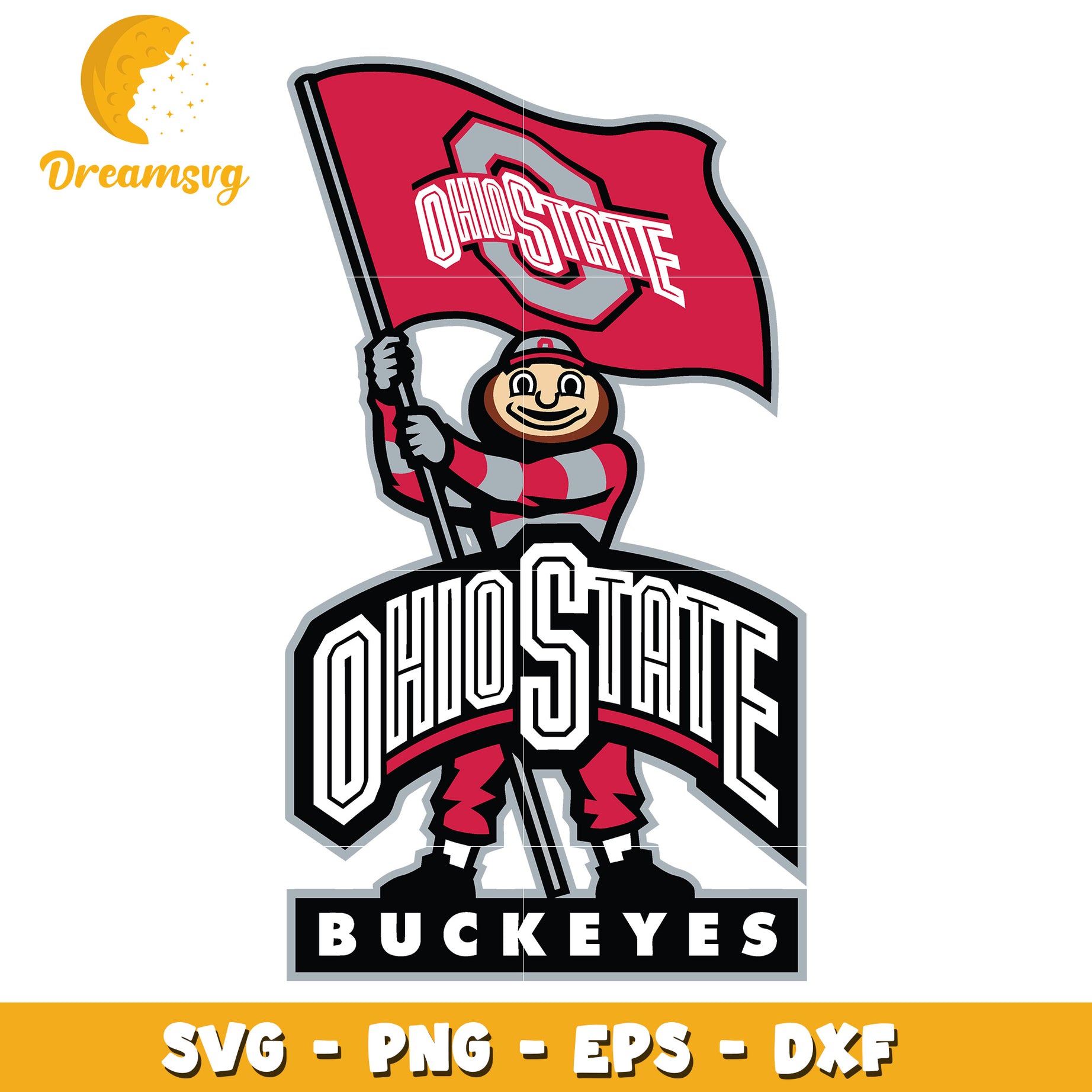 Ohio State Buckeyes SVG Graphic for Fans and Crafters Online